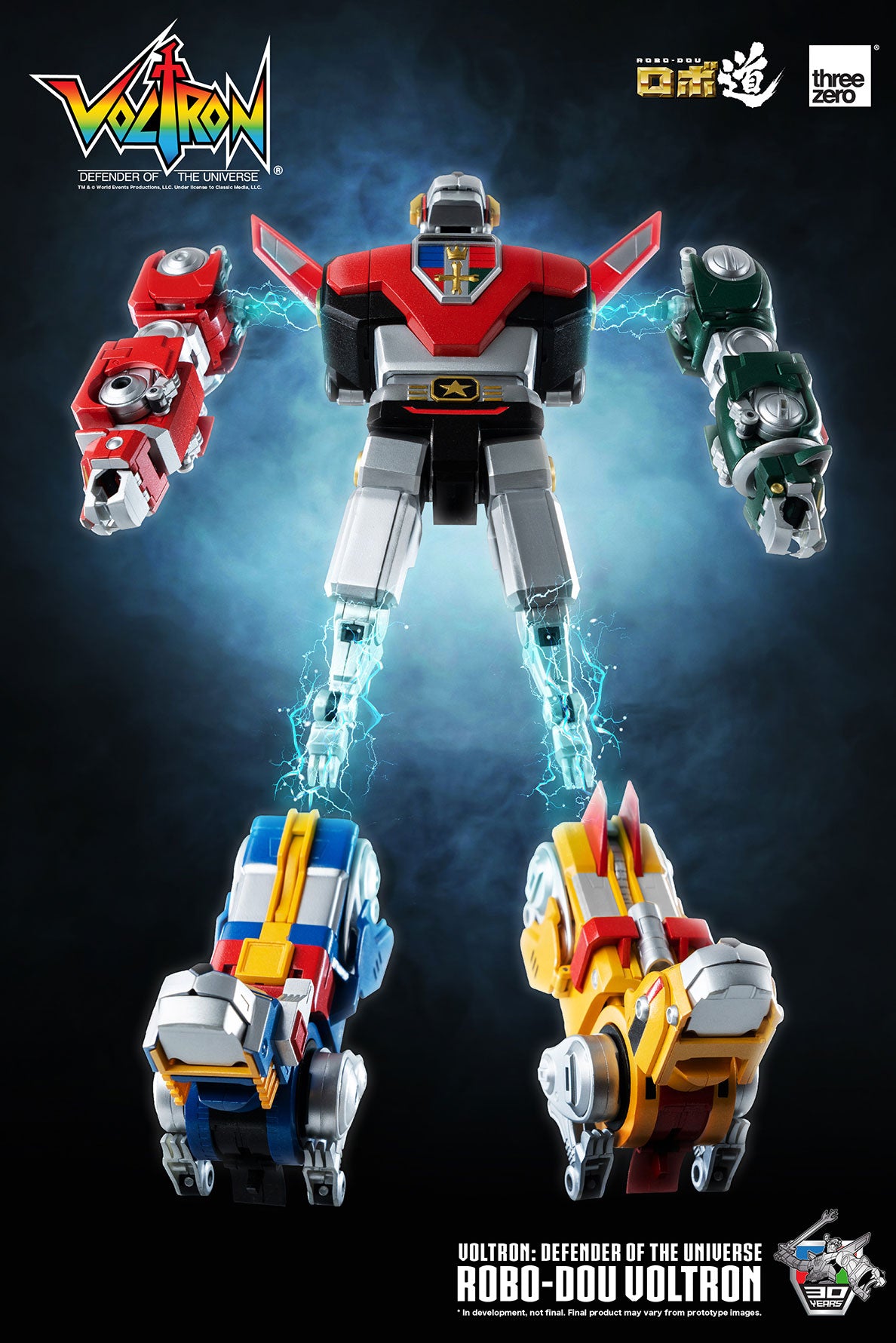 ROBO-DOU Voltron: Defender of the Universe with Enhanced Articulation