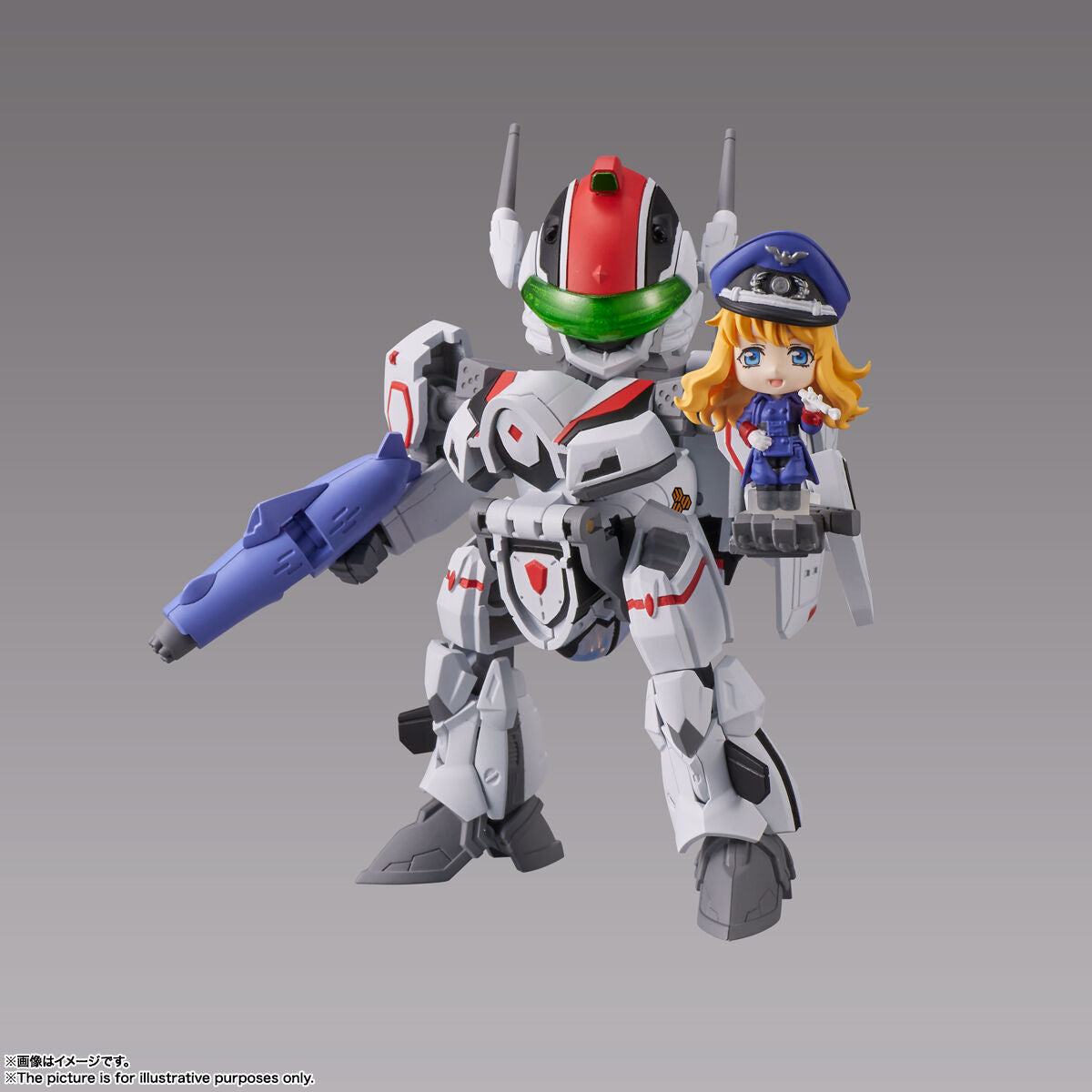 Adorable Macross Frontier Tiny Session VF - 25F Messiah Valkyrie (Alto's Use) with Sheryl Figure Set