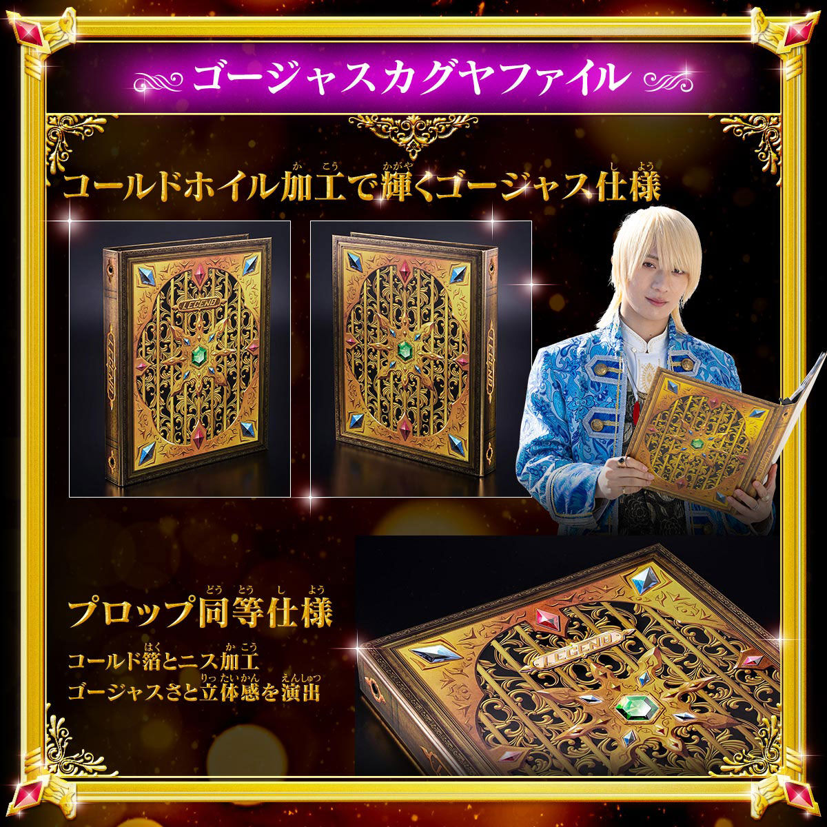 Stunning Kaguya File Ride Chemy Trading Card Binder