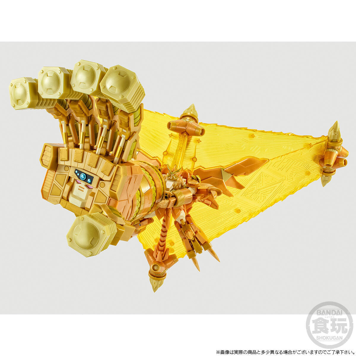 Final GaoGaiGar Golden Special Edition Toy - The Last Brave King with Glittering Clear Parts