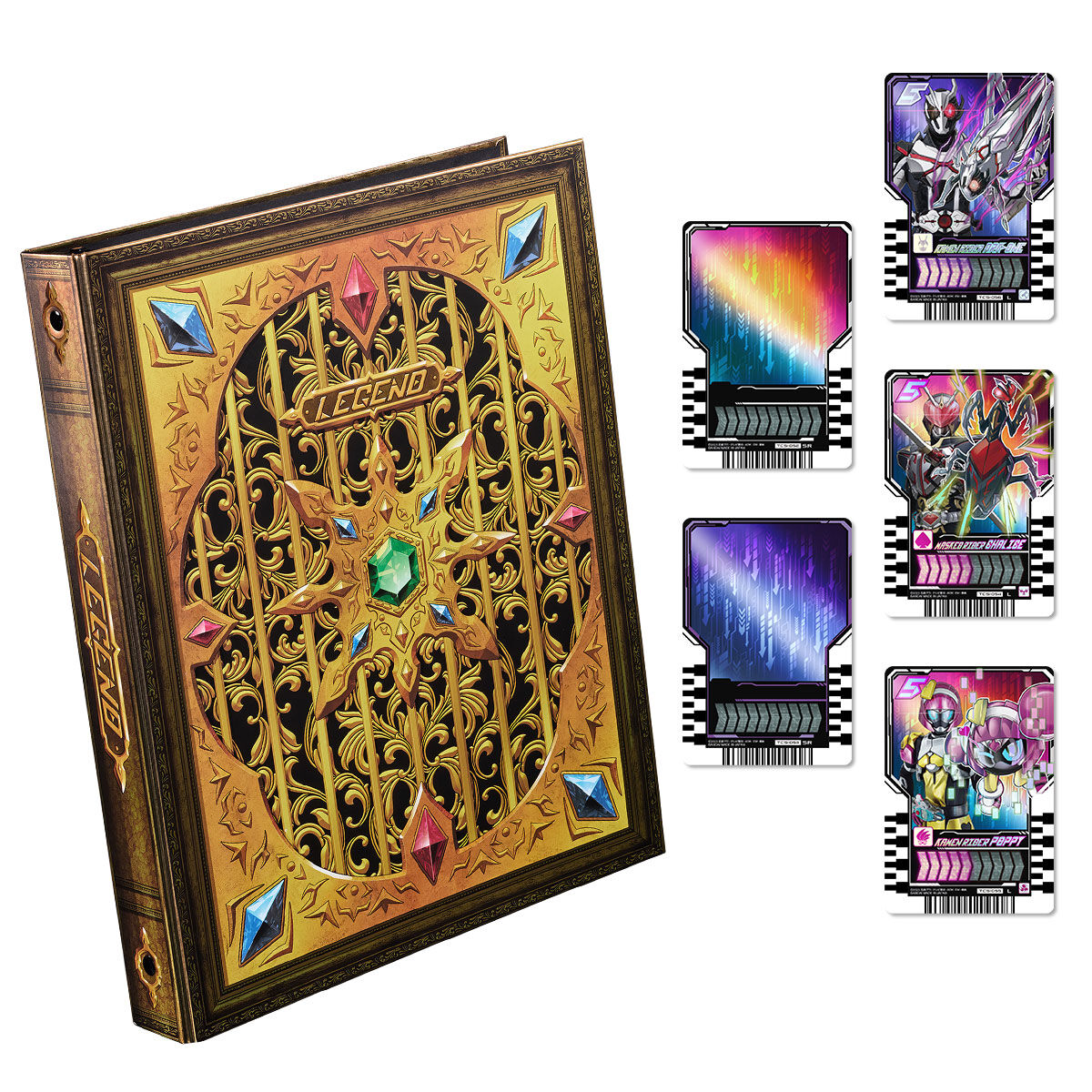 Stunning Kaguya File Ride Chemy Trading Card Binder