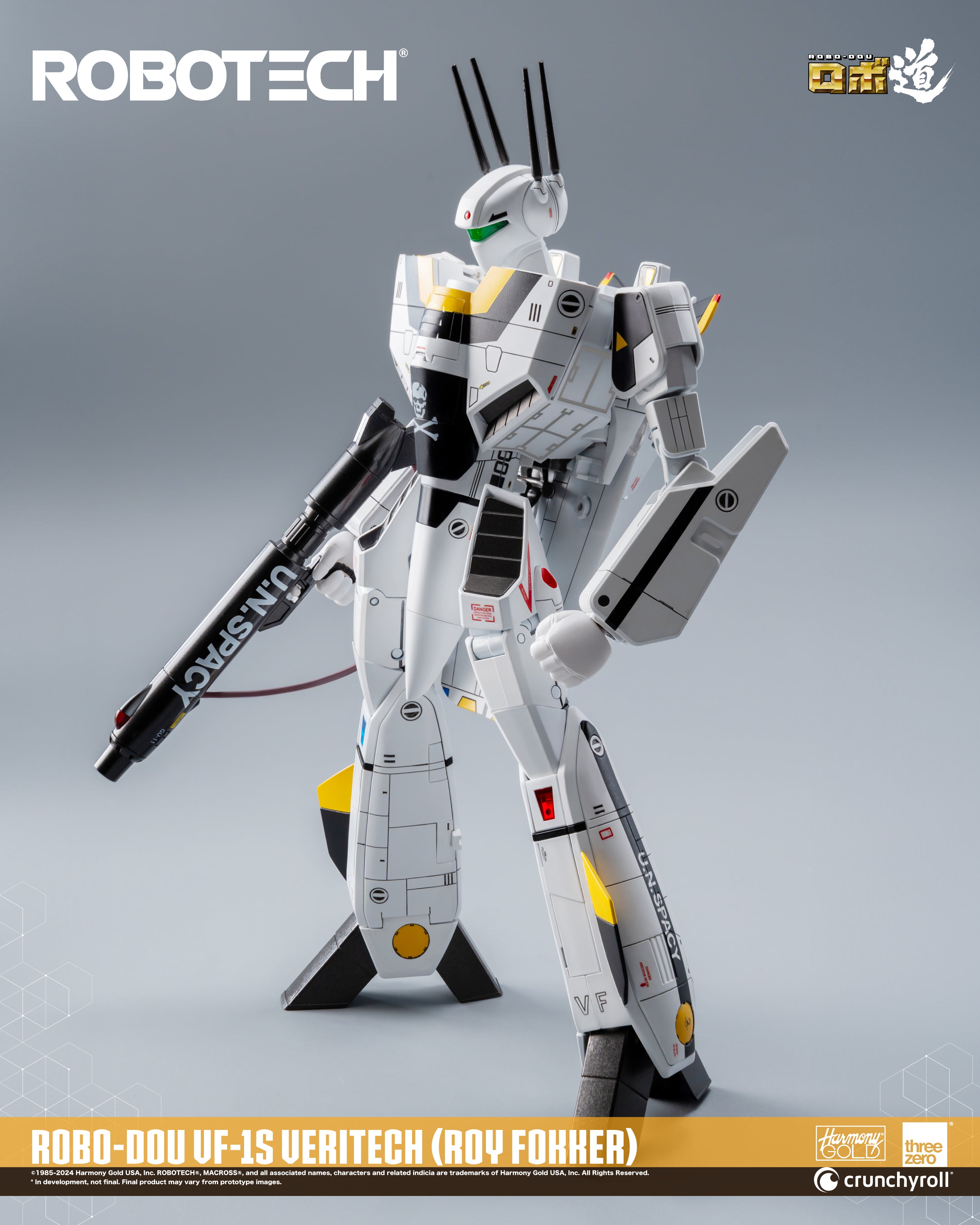 ROBO-DOU VF-1S Veritech Collectible Figure - Roy Fokker Version
