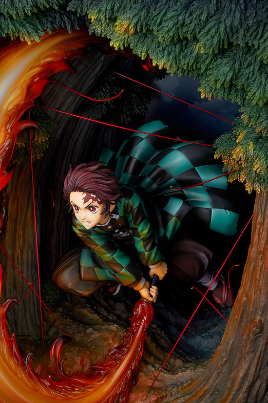 Authentic Tanjiro Kamado Figure: Hinokami Kagura Dance Pose