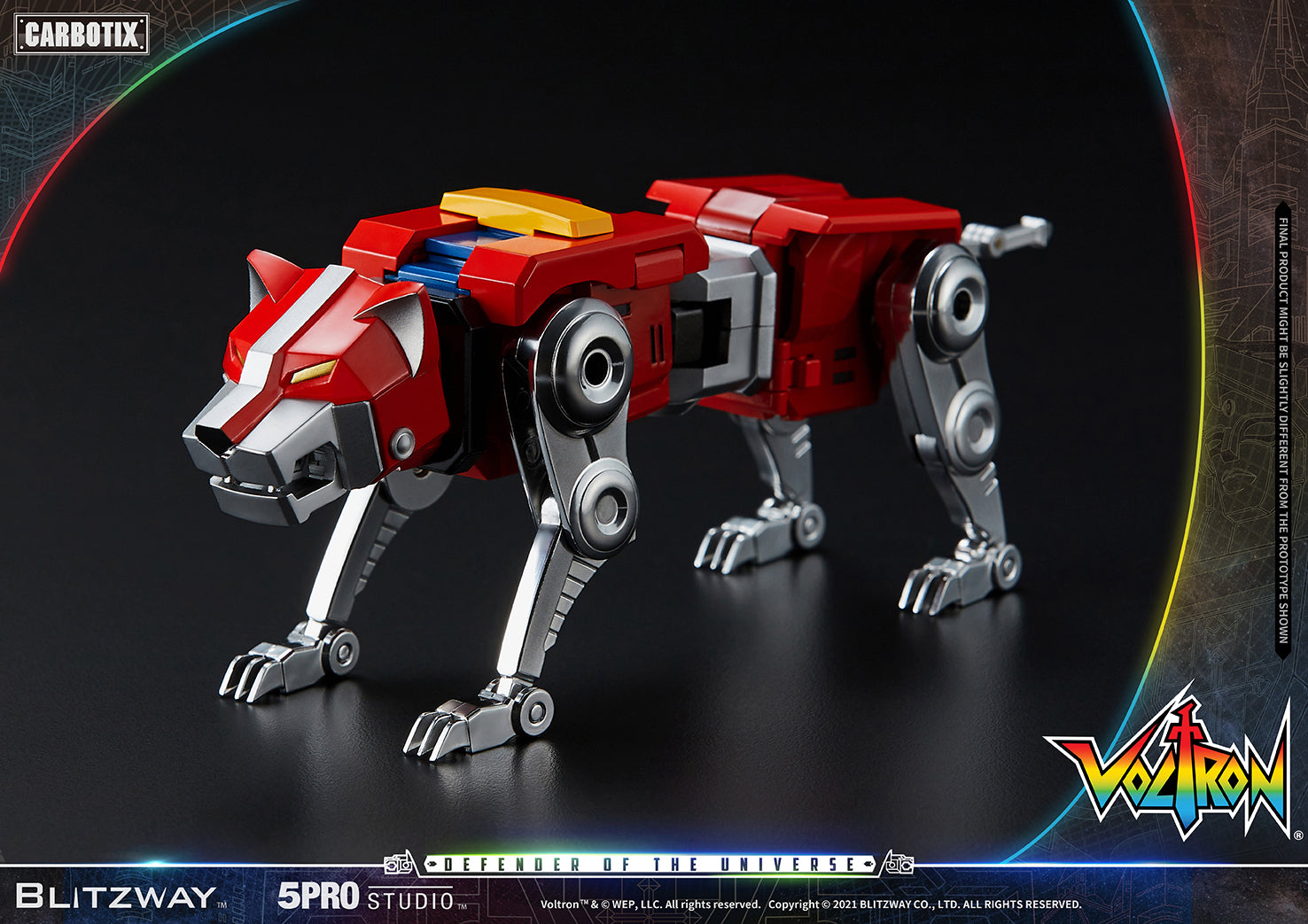 Blitzway High - Quality Collectible Carbotix Voltron Figure from Voltron Anime Series