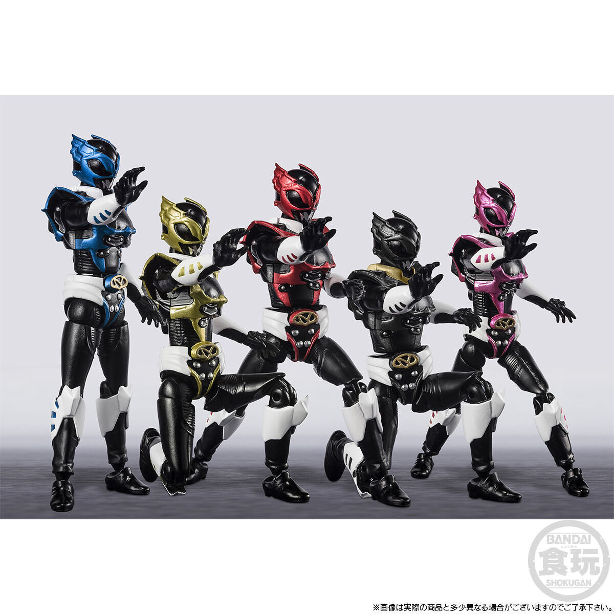 Bandai's SHODO SUPER 4-inch Jaden Sentai Neziranger Figure Set