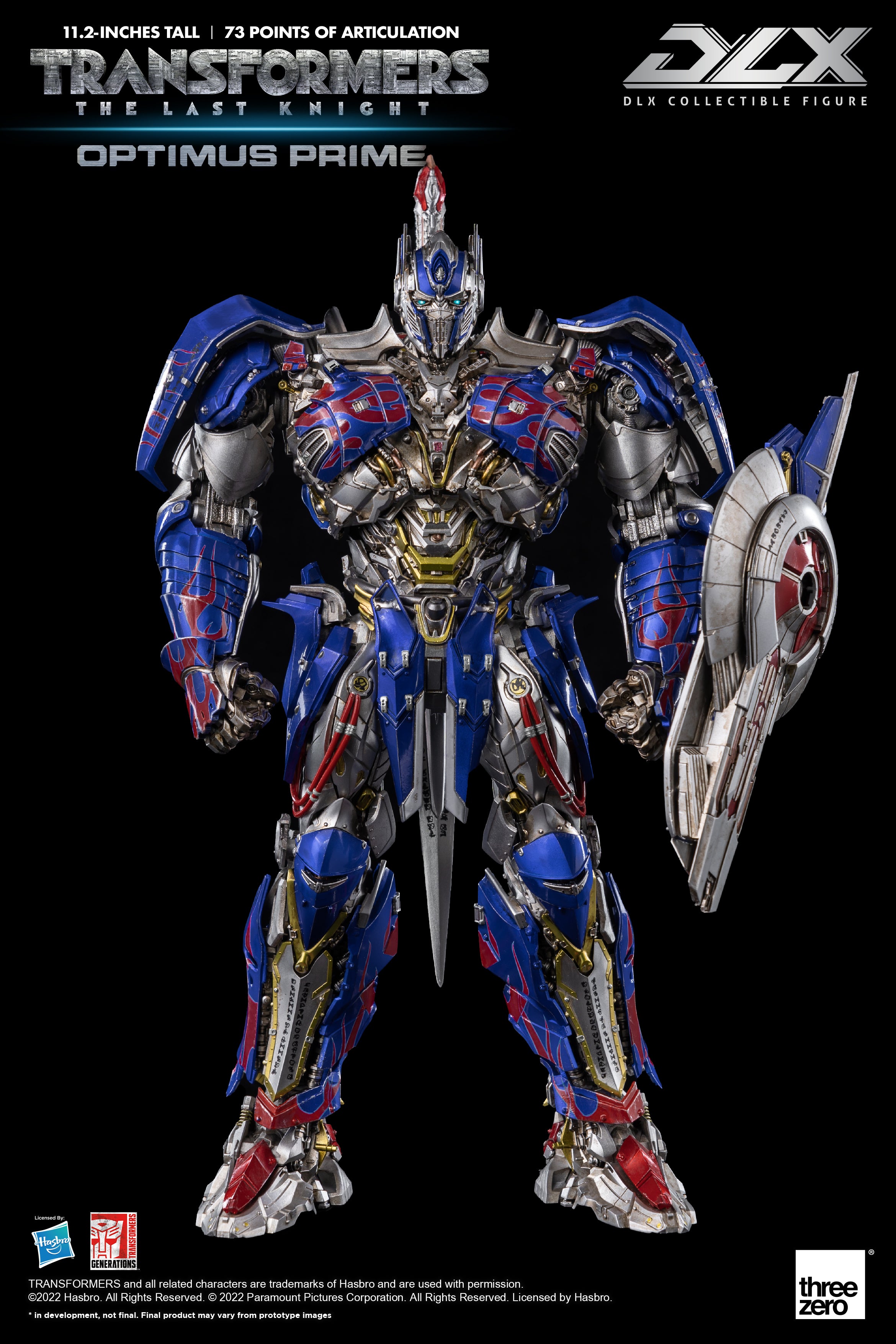DLX High - Quality Transformers: The Last Knight Optimus Prime Figure