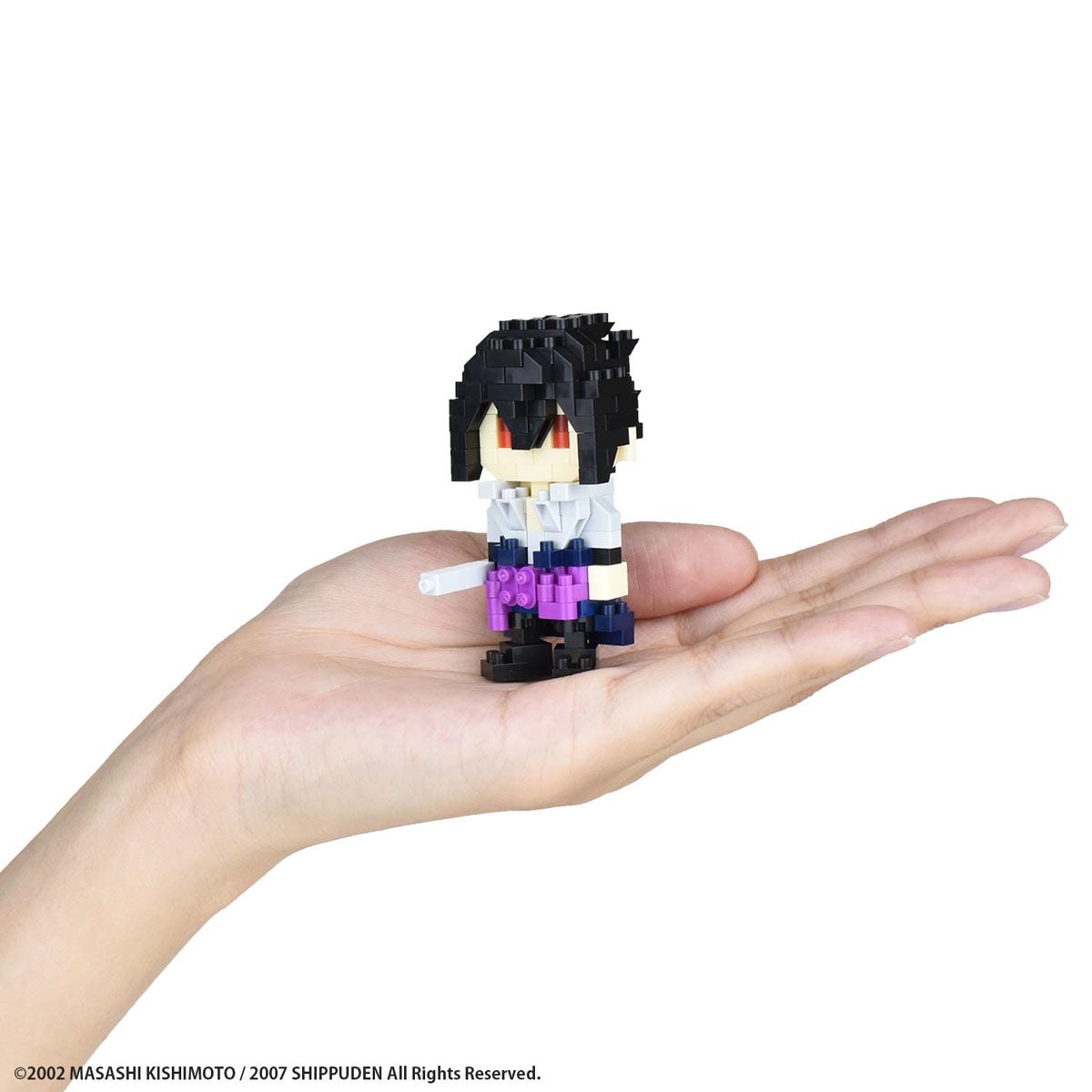 Nanoblock Naruto Shippuden Sasuke Uchiha Building Kit - 200 Pieces