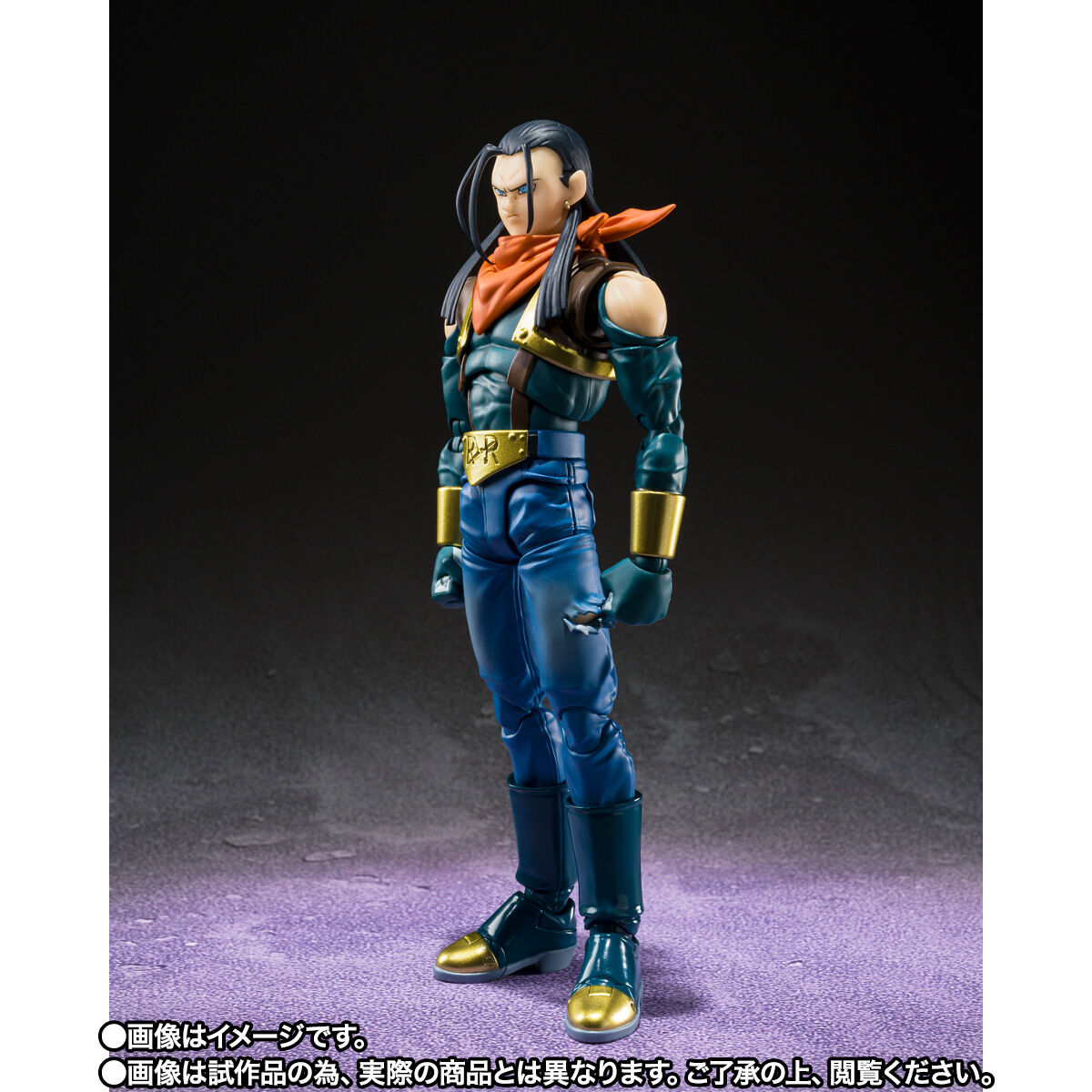 SH Figuarts Collectible Model of Super Android 17 from Dragon Ball GT