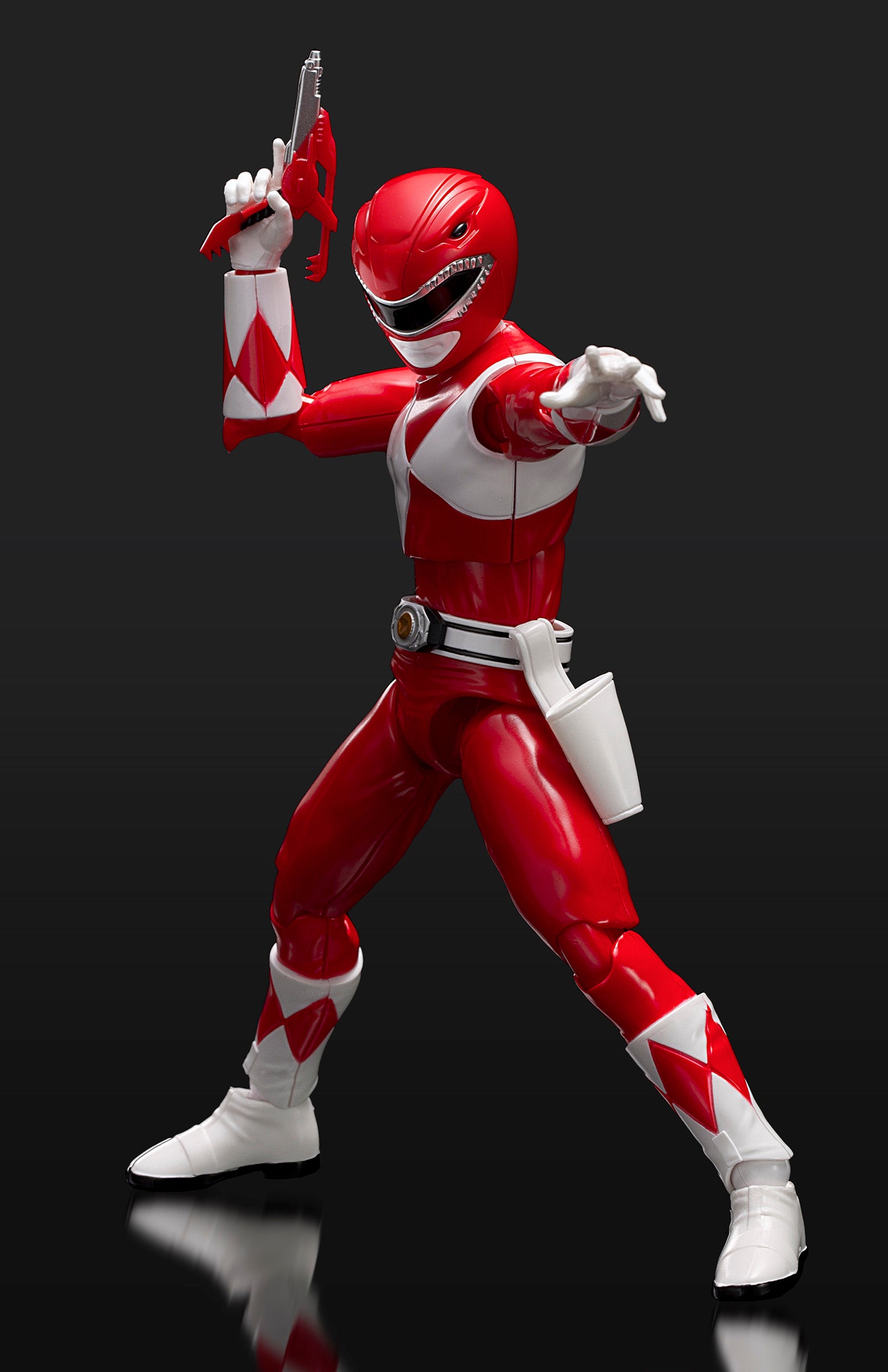Flame Toys Pre - painted Plastic Model Kit of Power Rangers Furai Red Ranger