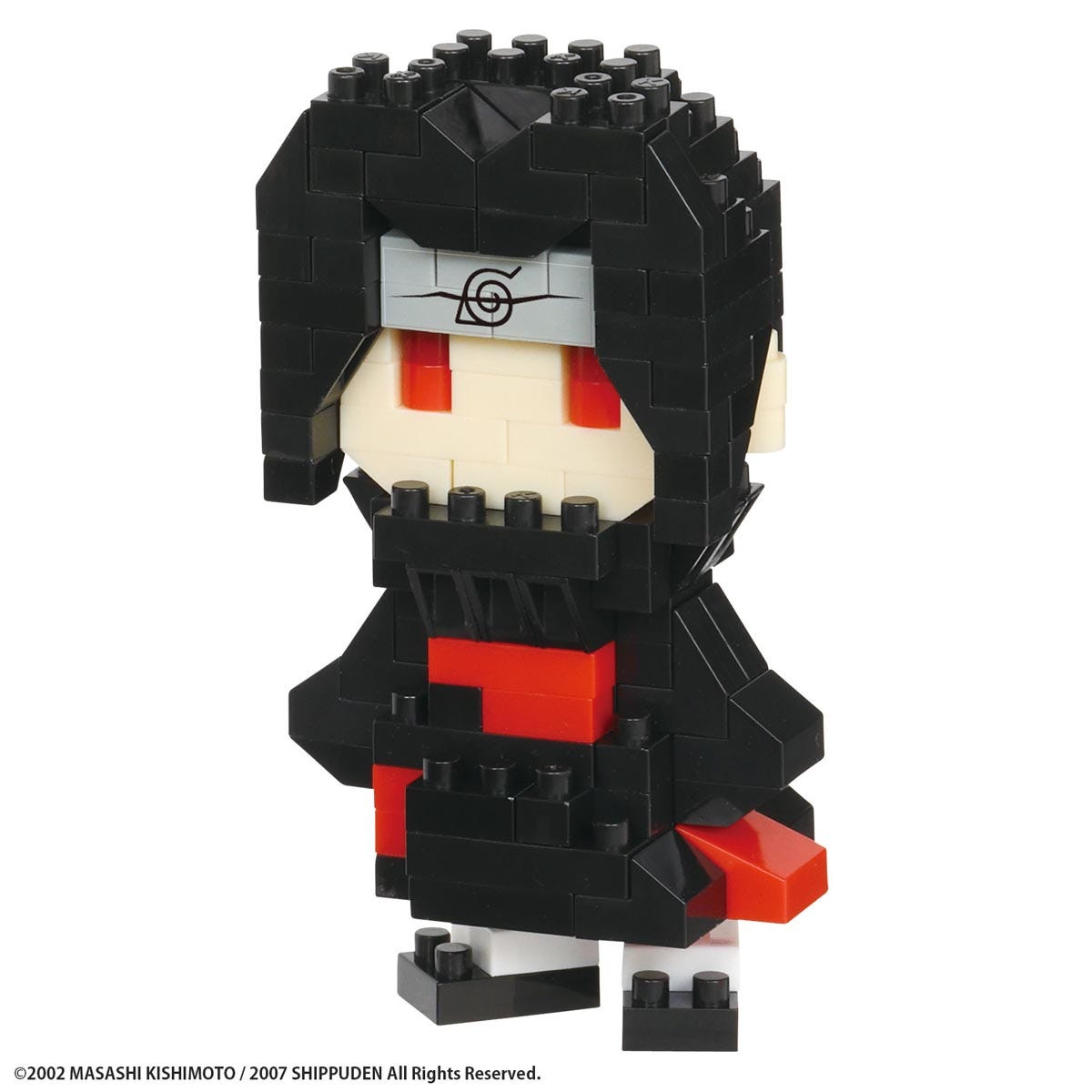 Nanoblock Miniature Building Kit - Itachi Uchiha from Naruto Shippuden Anime Series