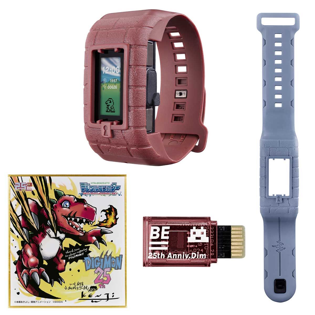 25th Anniversary Digimon Vital Brace BE Collector's Set