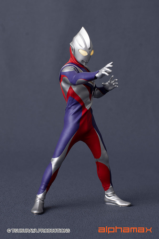 Alphamax 6.5 - inch Fully - Posable Ultraman Tiga Action Figure with Hidden Joints