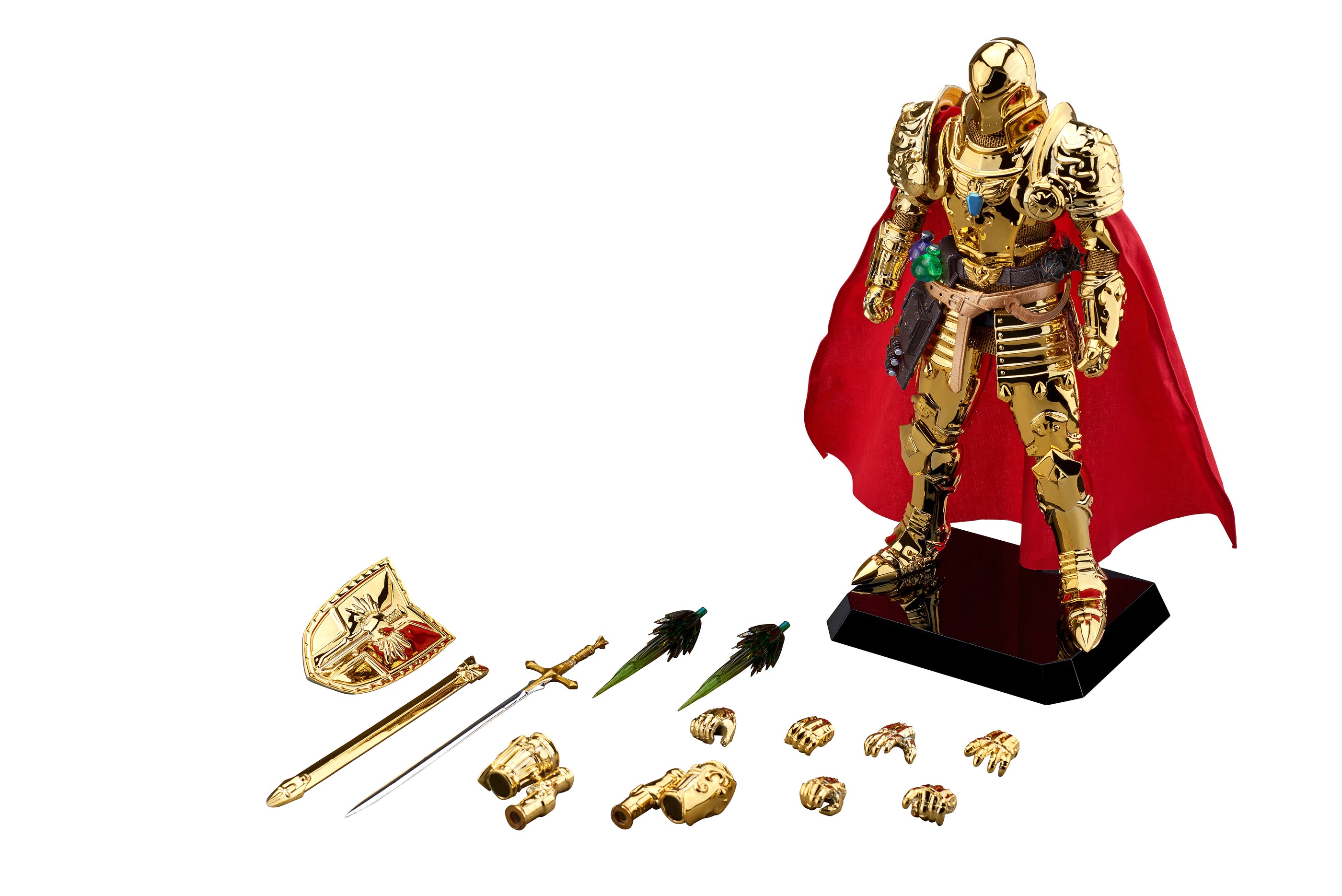 DAH-46SP Exquisite Golden Armor Medieval Knight Iron Man Figure