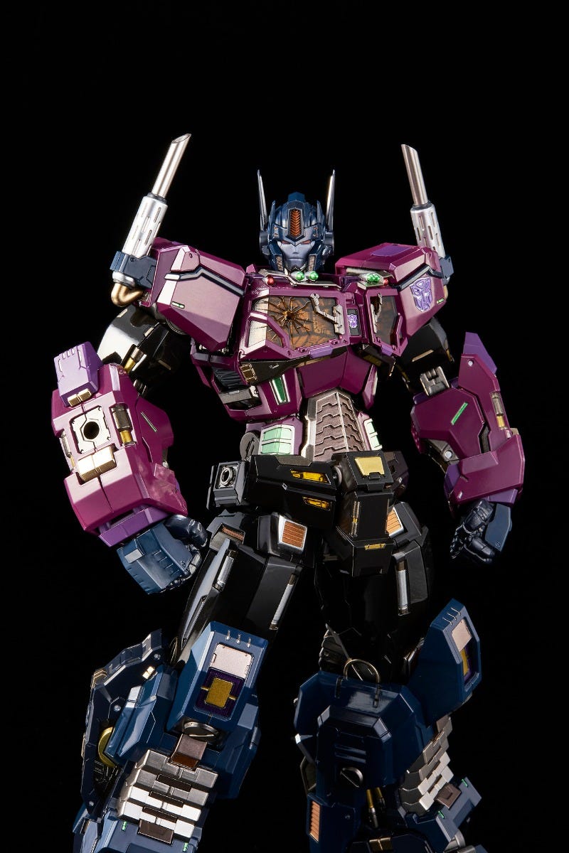 Shattered Glass Evil Autobot Optimus Prime Kuro Kara Kuri Collectible Toy