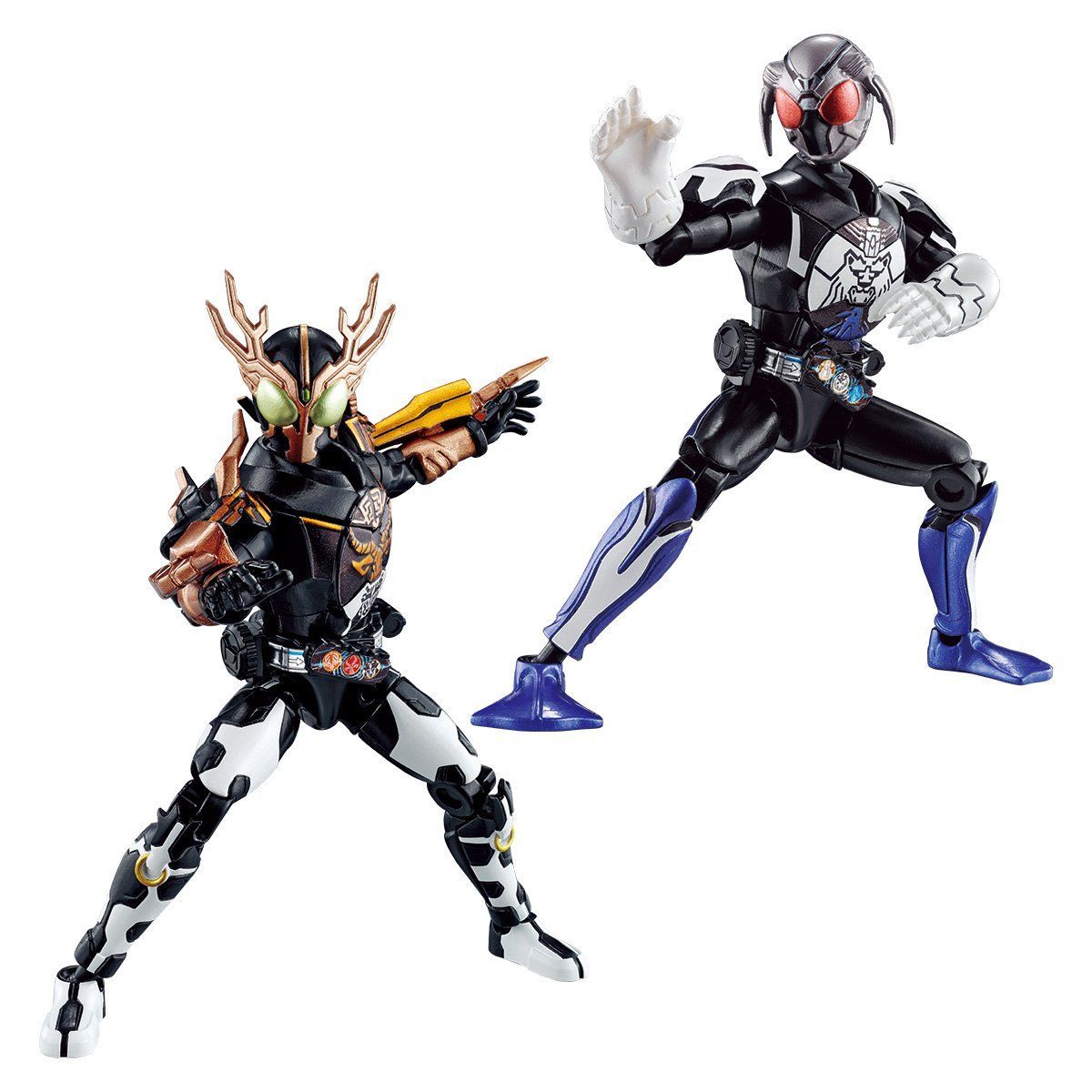 SODO Chronicle Collectible Kamen Rider OOO Seishirogin and Shigazeshi Combo Action Figures Set