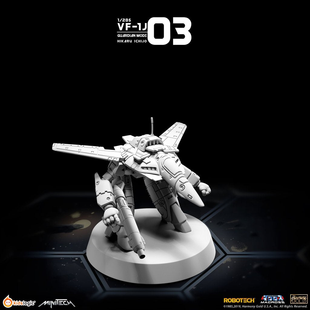 Miniature Collectible Model - Minitech MT03 Valkyrie VF1J Guardian Mode (Hikaru Version)