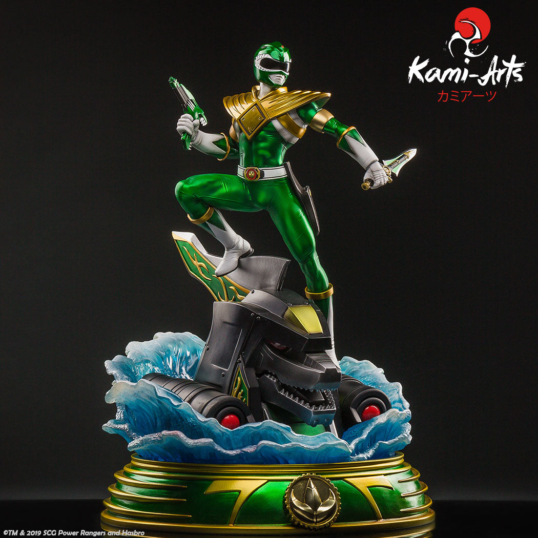 Collectible Kami-Arts 1:6 Scale Mighty Morphin Power Rangers Green Ranger Statue