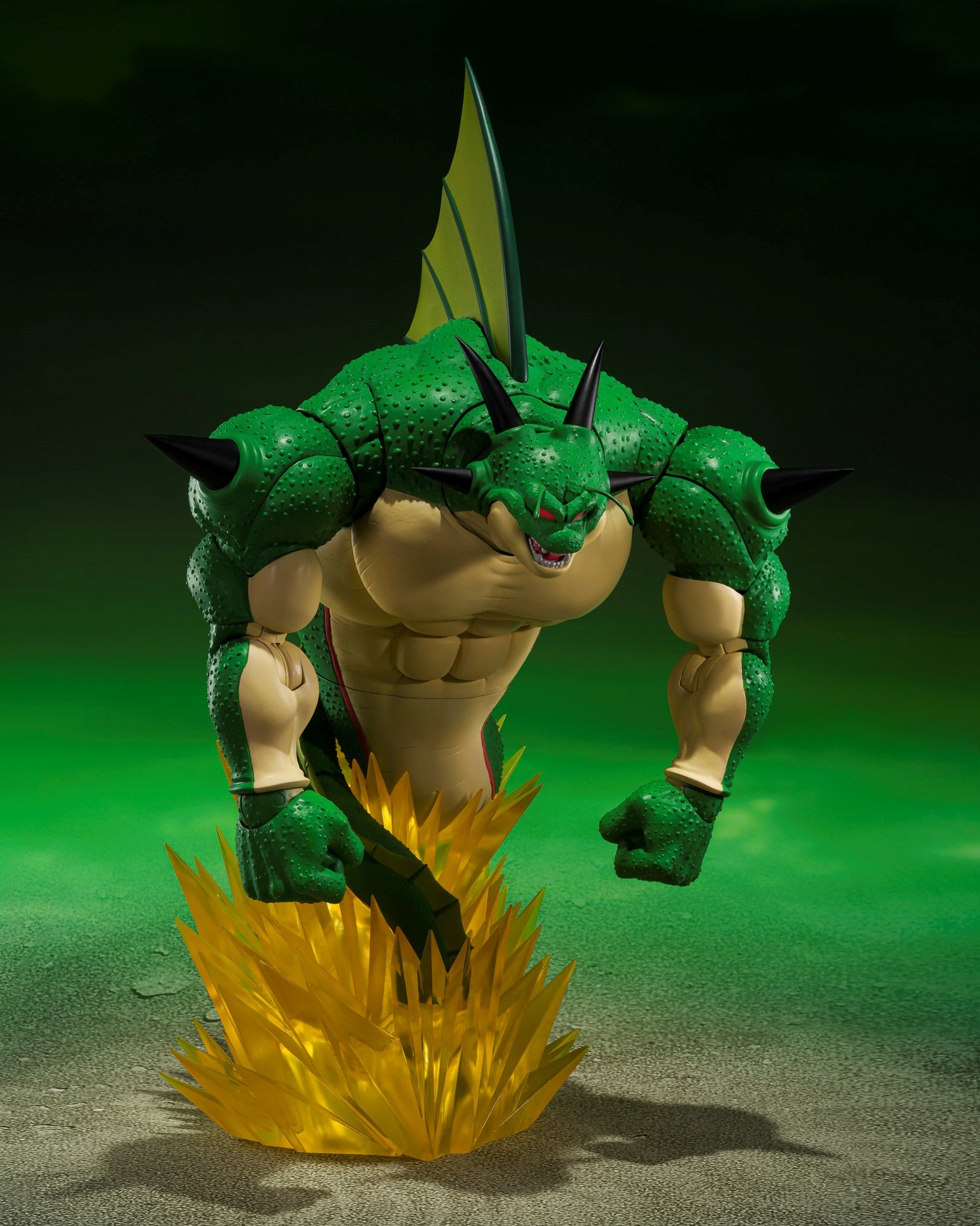 SH Figuarts Collectible Porunga & Dende Luminous Dragon Ball Set - Recreate the Epic Scene of Summoning Shenron!