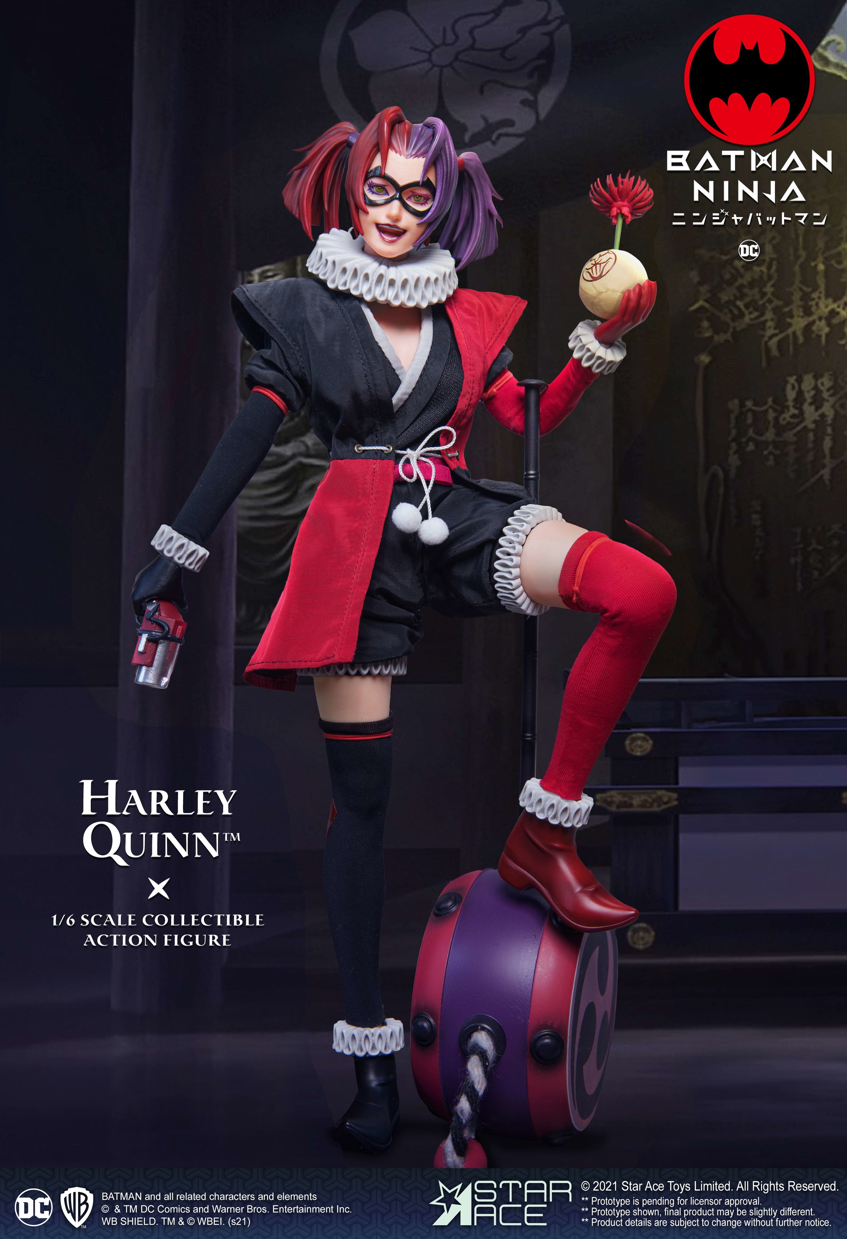 1/6 Scale Collectible Batman Ninja Harley Quinn Action Figure