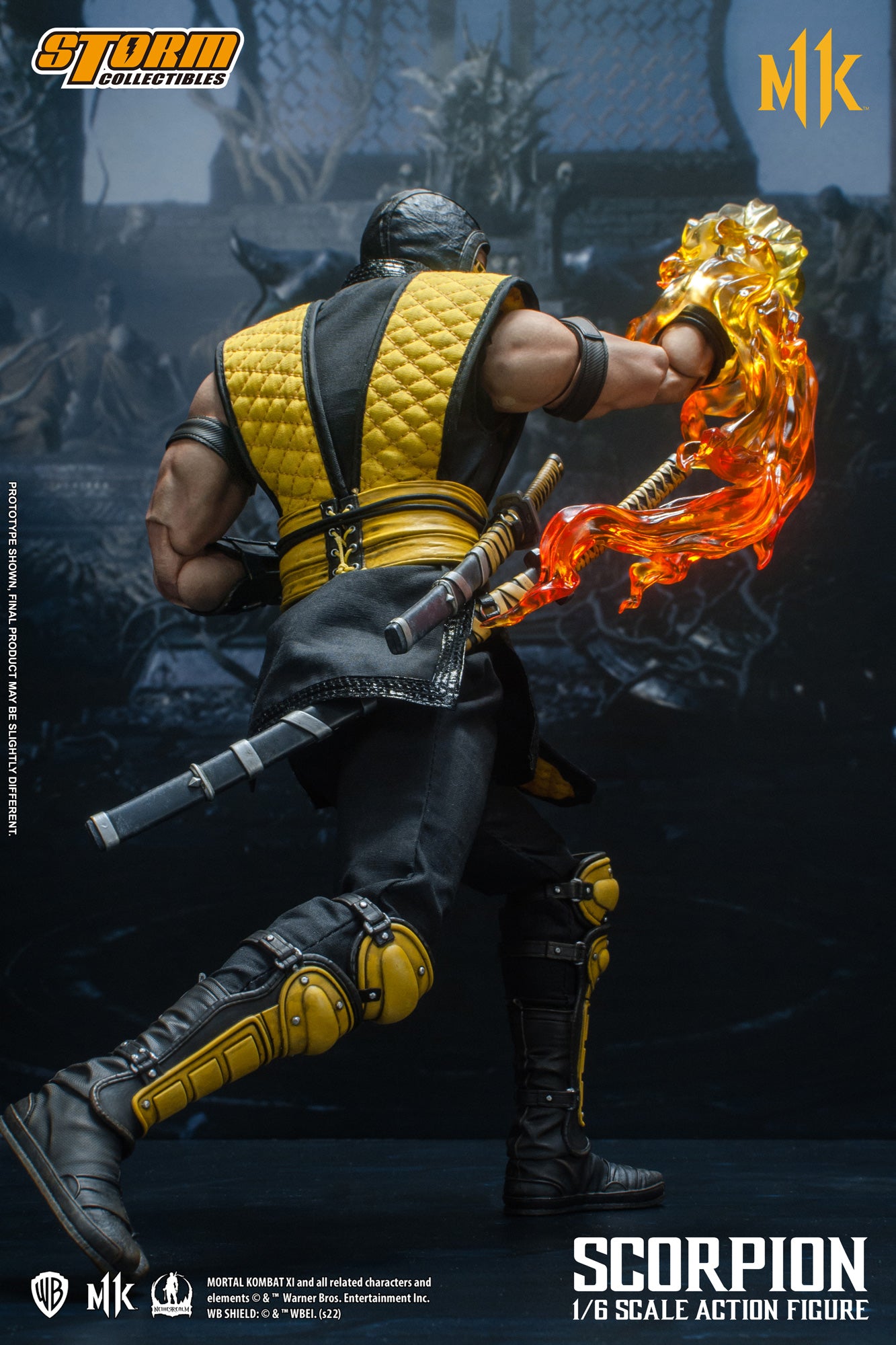 Storm Collectibles 1/6 Scale Mortal Kombat Scorpion Action Figure - High - Quality Collectible Toy