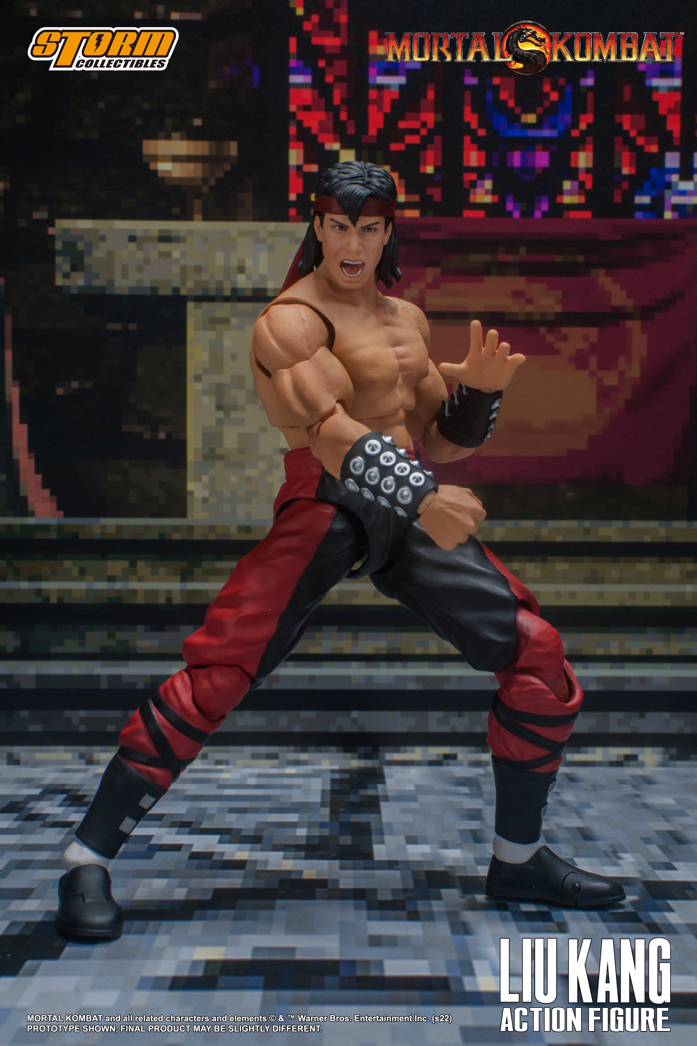 Storm Collectibles 1/12 Scale Liu Kang Action Figure from Mortal Kombat - A Highly Detailed Collectible Toy