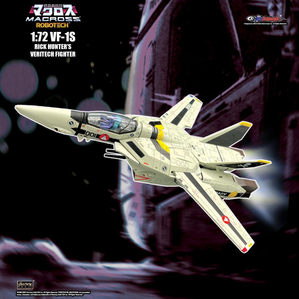Macross 1/72 Scale Limited Edition VF-1S Veritech Fighter Model in Rick Hunter's Color Scheme - KitzConcept Version 2