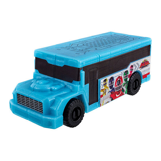 GP BoonBoom Collection of 5 Different Types of Vehicles, Including Kyoryuger and ToQGer Legend Busses