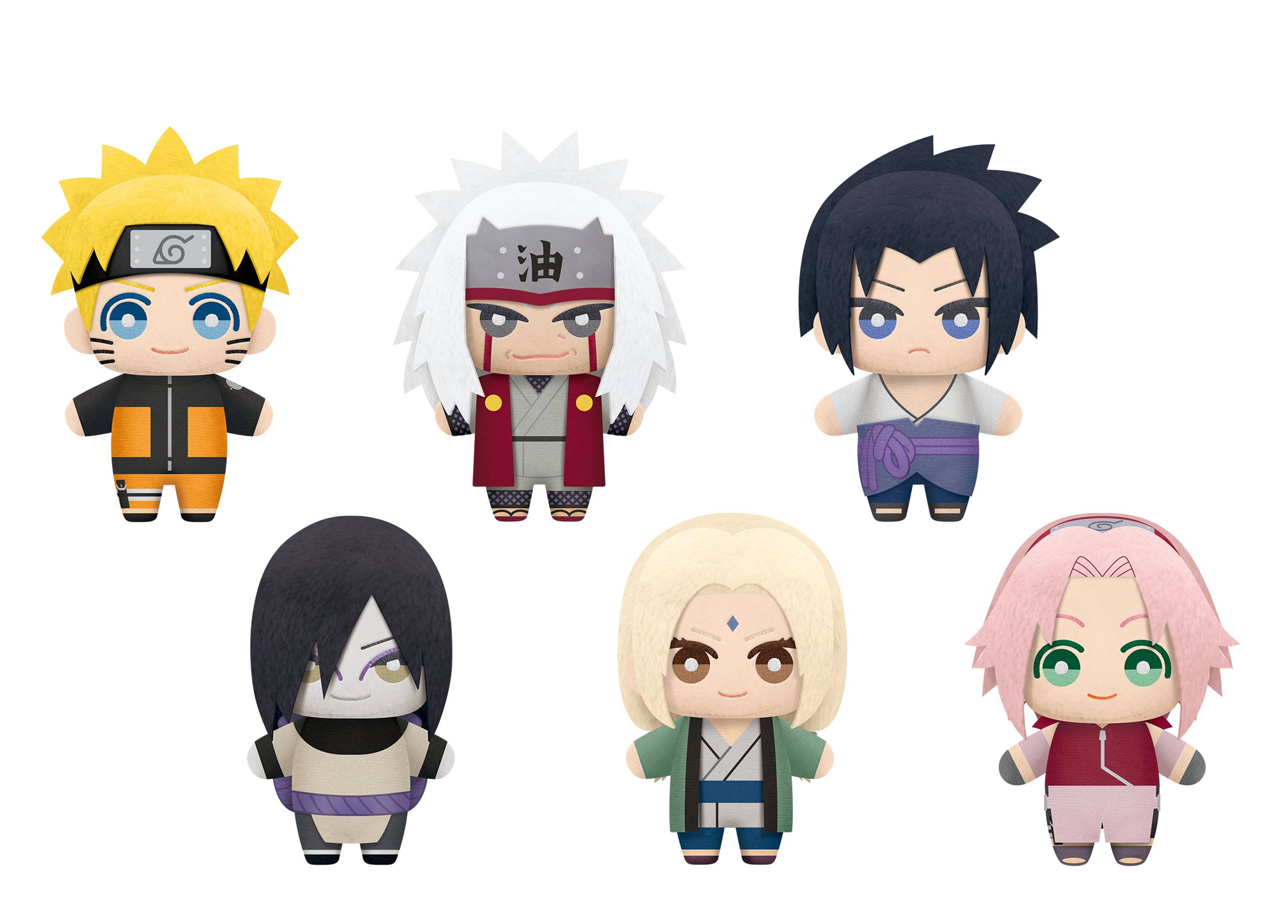 Naruto Shippuden Tomonui First Series of Adorable Plush Toys