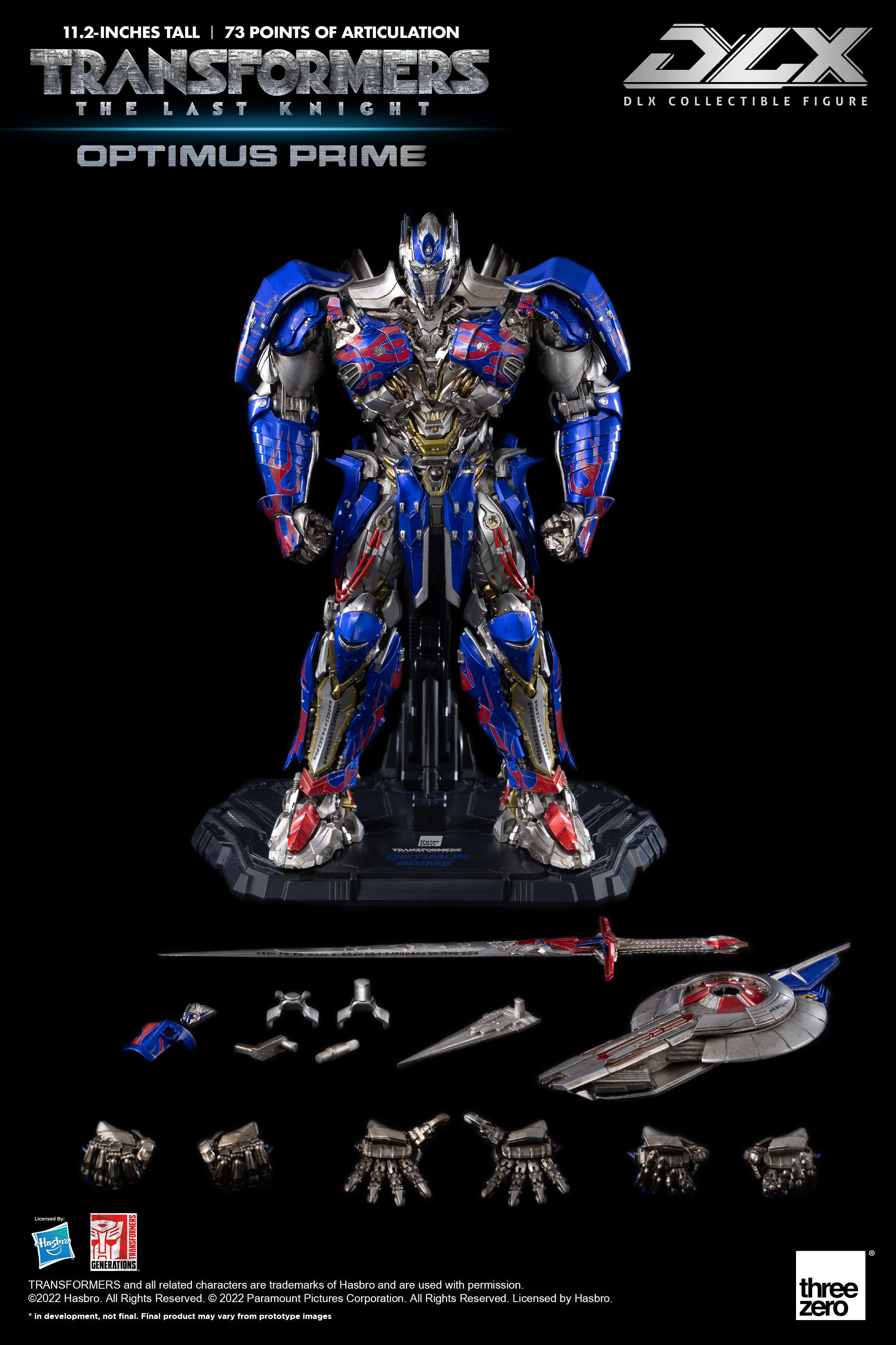 DLX High - Quality Transformers: The Last Knight Optimus Prime Figure