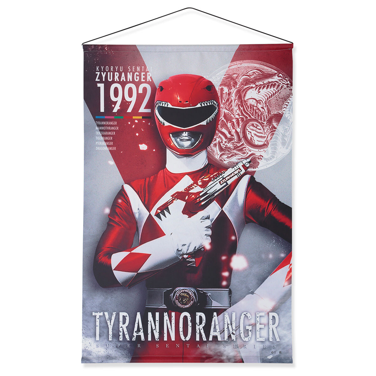 Pre - order Zyuranger Hanging Wall Tapestries for 30th Anniversary