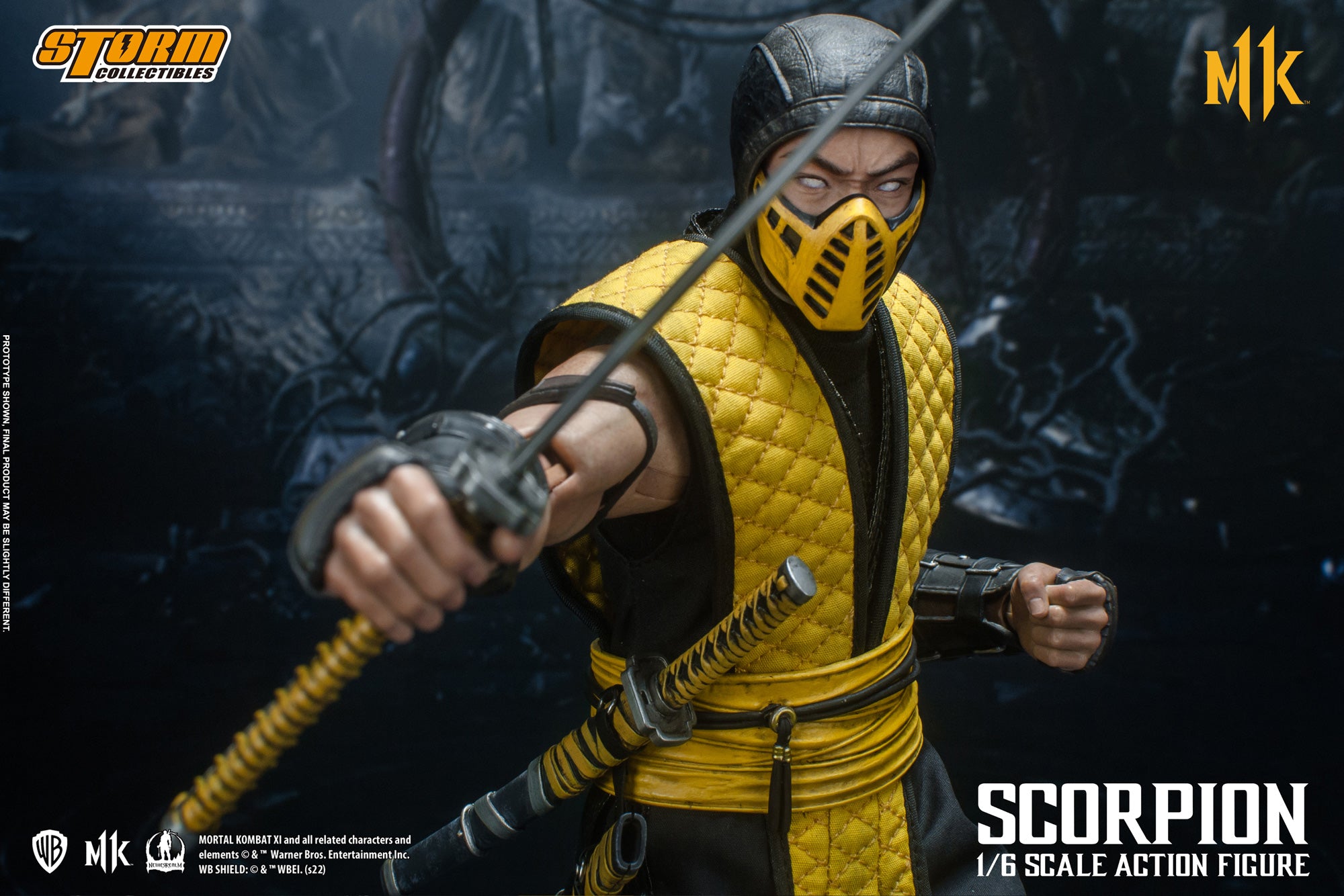 Storm Collectibles 1/6 Scale Mortal Kombat Scorpion Action Figure - High - Quality Collectible Toy