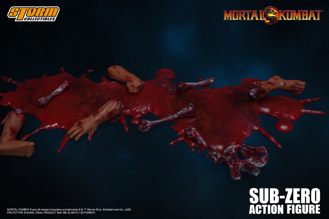 Unmasked Sub - Zero Action Figure from Mortal Kombat 3
