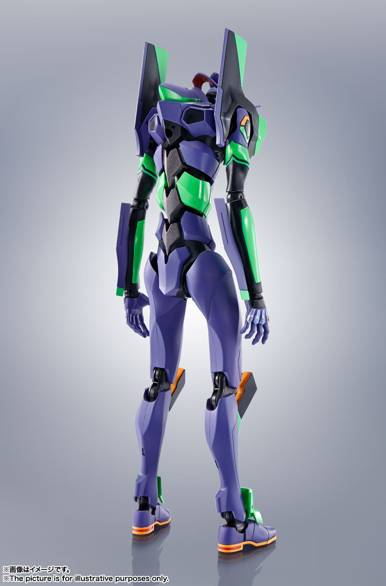 Bandai's Robot Damashii Action Figure - Evangelion Unit 1 with Cassius Spear in Renewed Color Edition (SIDE EVA)