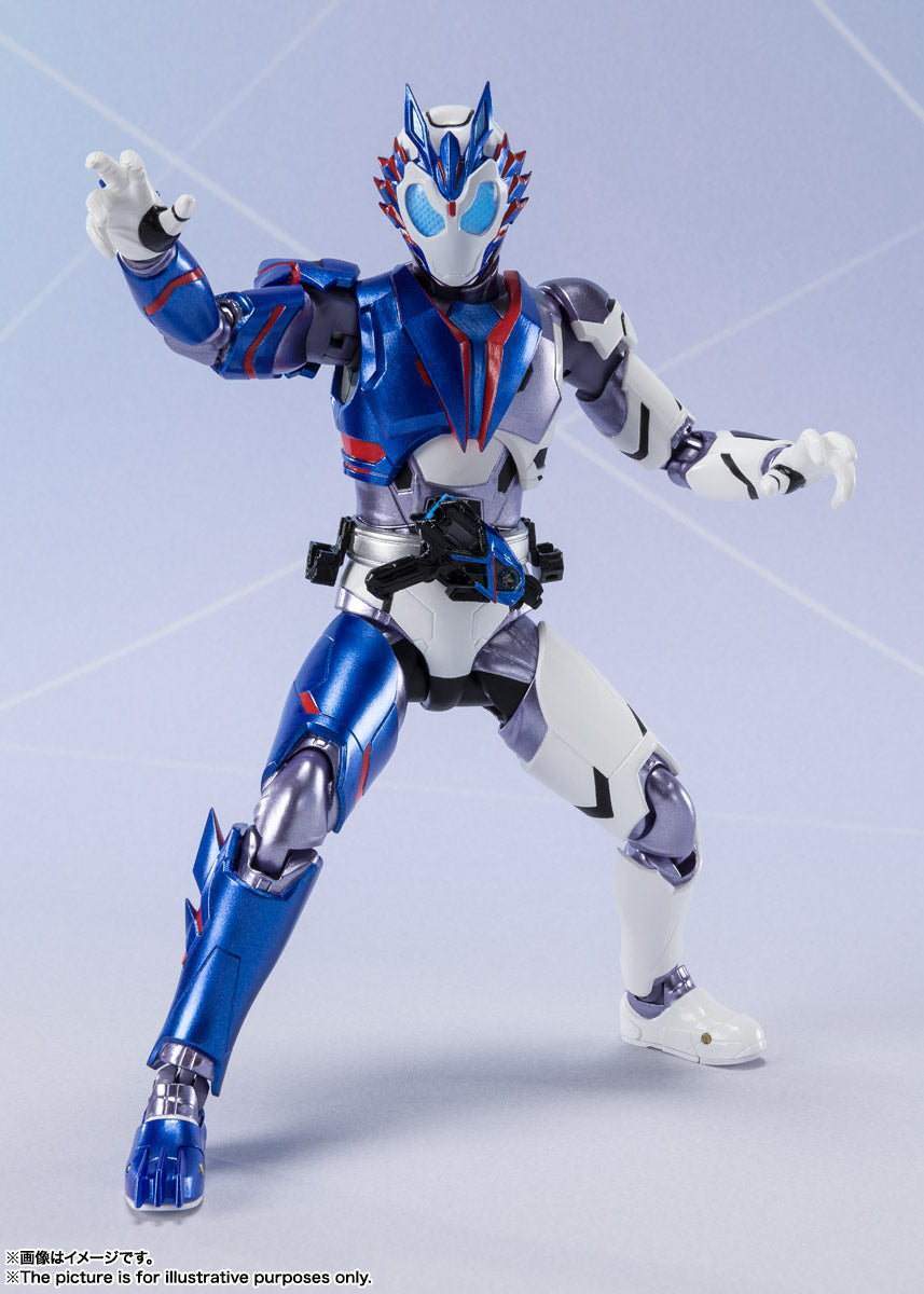 SH Figuarts Collectible Action Figure - Kamen Rider Vulcan Shooting Wolf Version