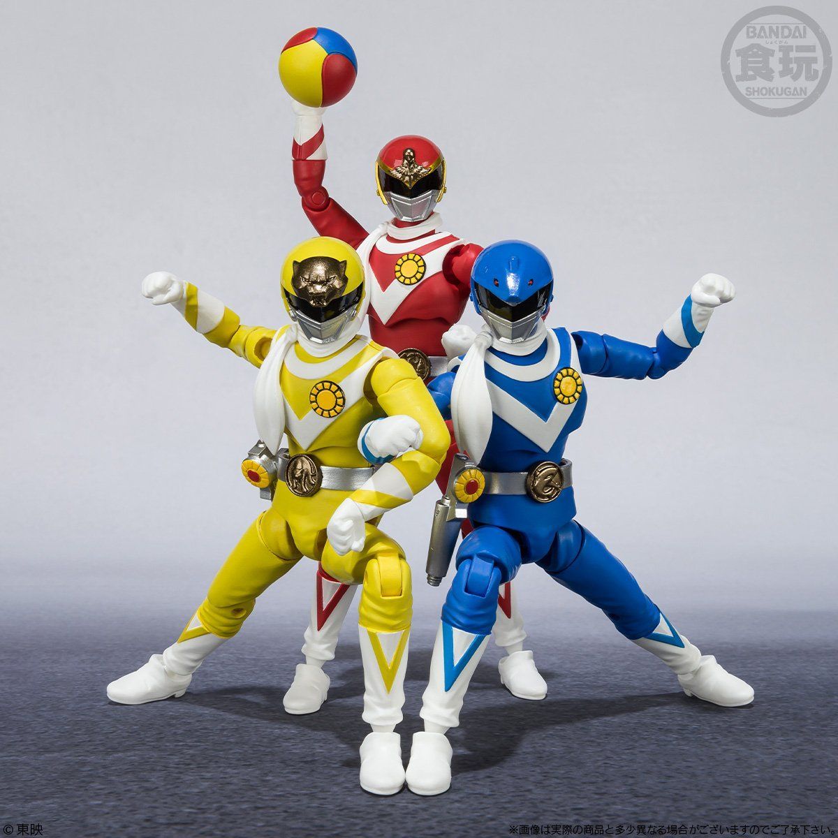 Shodo Super Action Figure Set - Taiyo Sentai Sun Vulcan