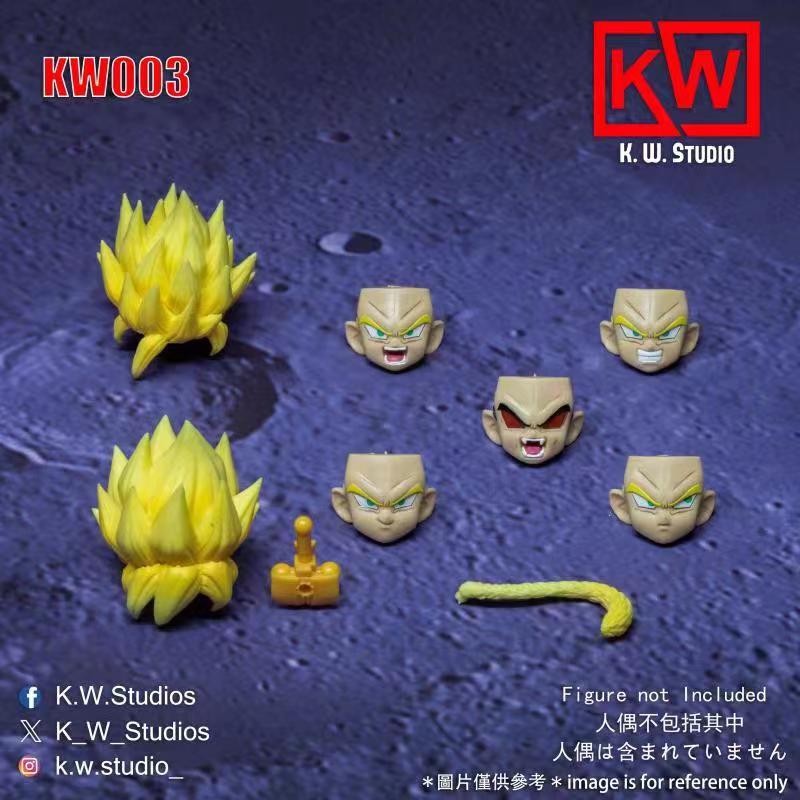KW Studio KW003 Super Ape Levels 1 and 2 Headset - Optional Upgrade Parts for SH Figuarts Son Goku GT