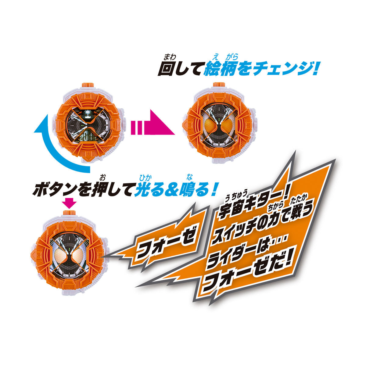DX Fourze Style RideWatch - An Interactive Toy for Fans
