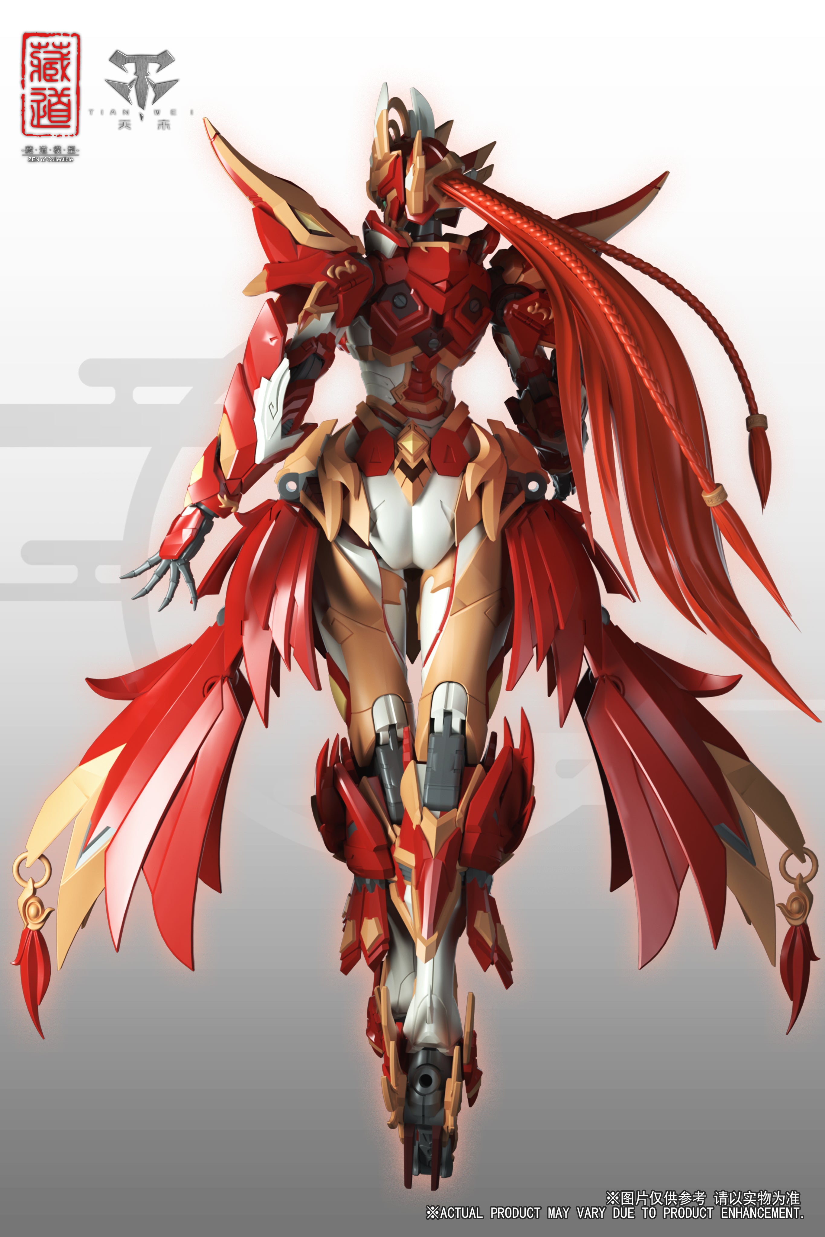 Collectible Zen CD-03 Vermillion Bird Alloy Die - cast Action Figure for Collectors