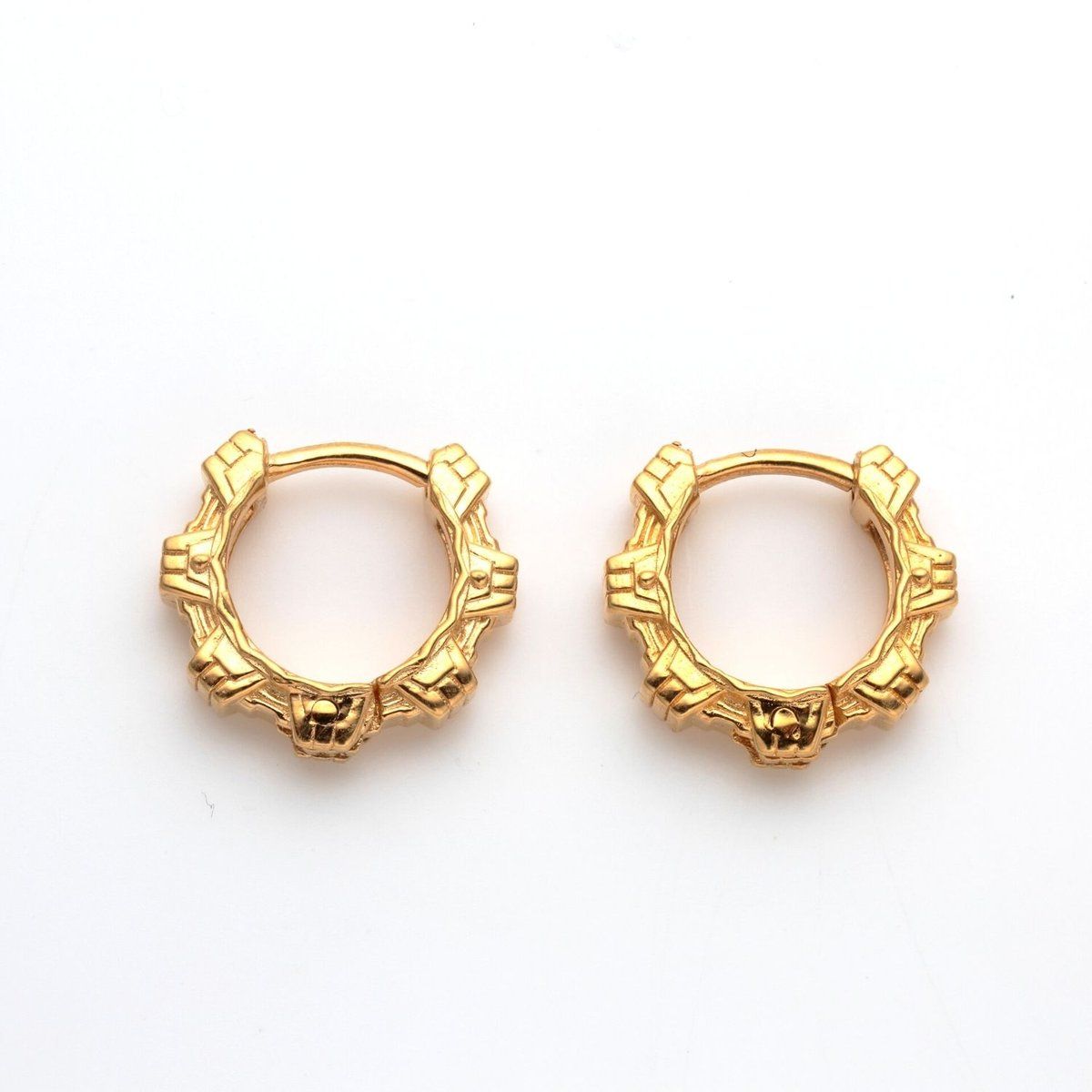 2021 Zenkaiger Plated Brass Earrings - 10mm Diameter, 2.5mm Thick