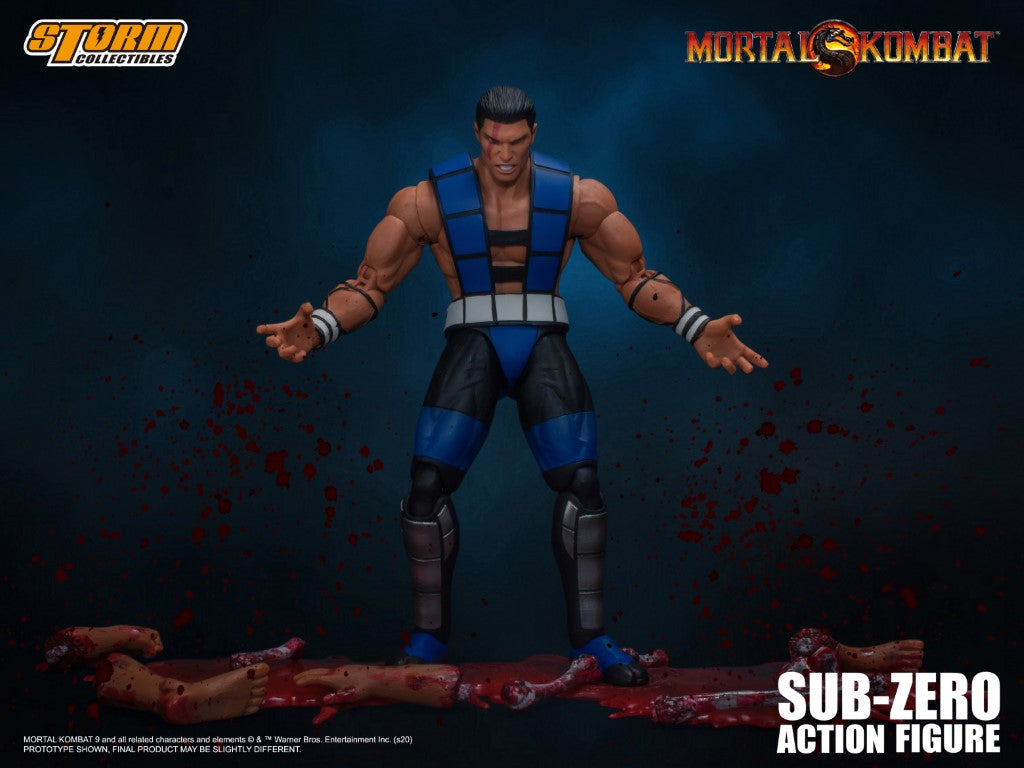 Unmasked Sub - Zero Action Figure from Mortal Kombat 3