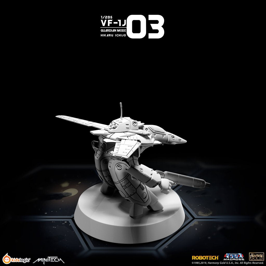 Miniature Collectible Model - Minitech MT03 Valkyrie VF1J Guardian Mode (Hikaru Version)