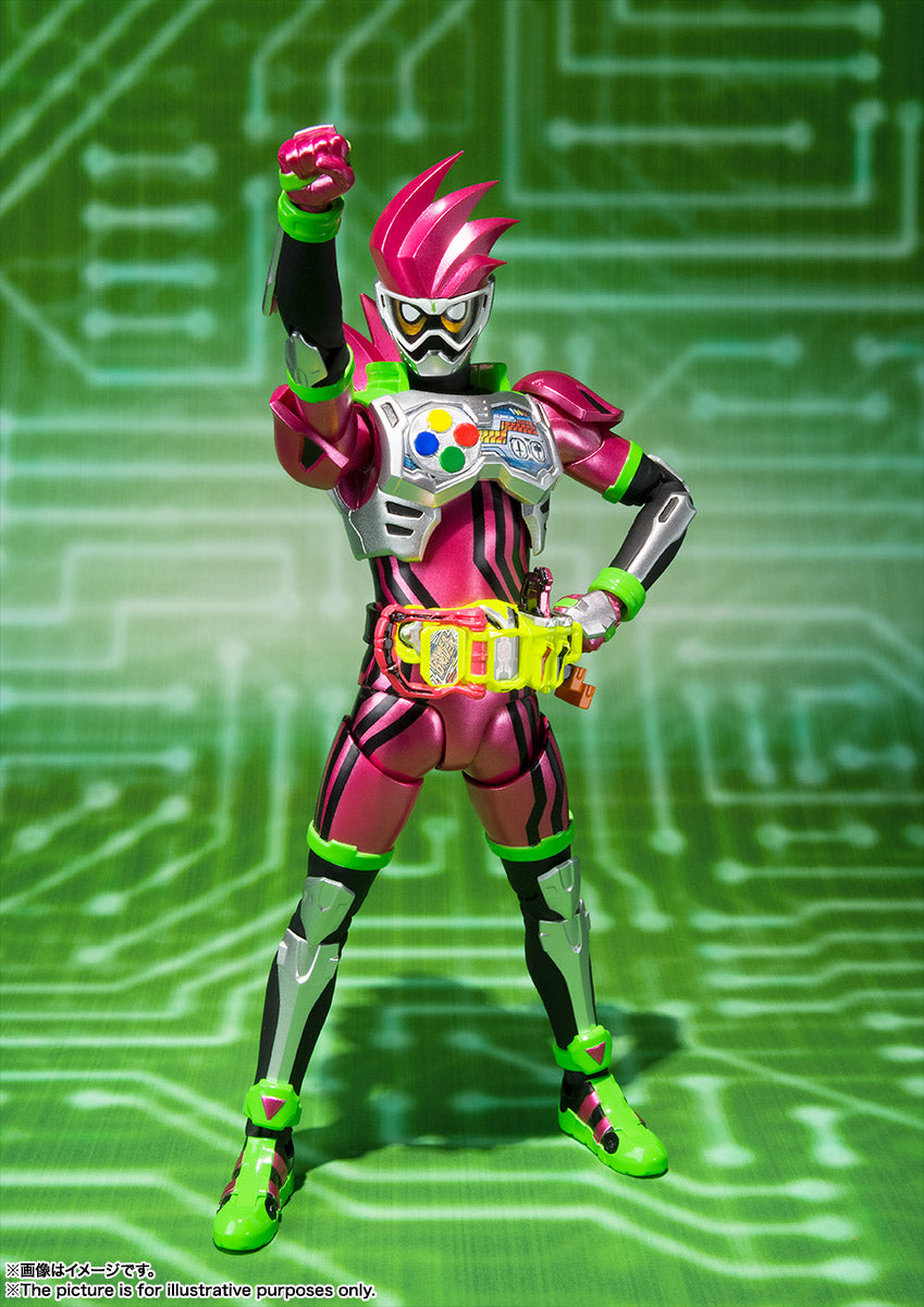 SH Figuarts Kamen Rider Ex - Aid Level 2 Action Gamer 20 Rider Kicks Re - release Version