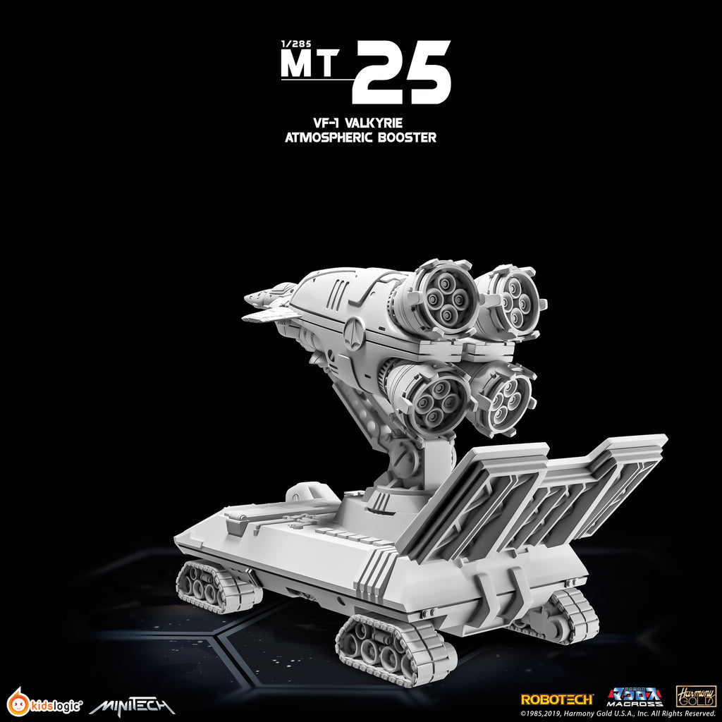 Miniature Collectible Minitech MT25 Veritech VF - 1 Valkyrie Atmospheric Booster Model