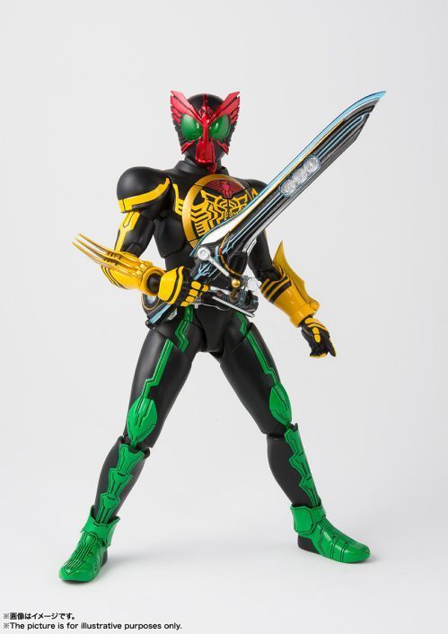 SH Figuarts Shinkocchou Seihou Action Figure - Kamen Rider OOO Tatoba Combo