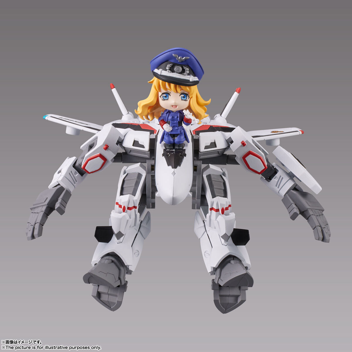 Adorable Macross Frontier Tiny Session VF - 25F Messiah Valkyrie (Alto's Use) with Sheryl Figure Set