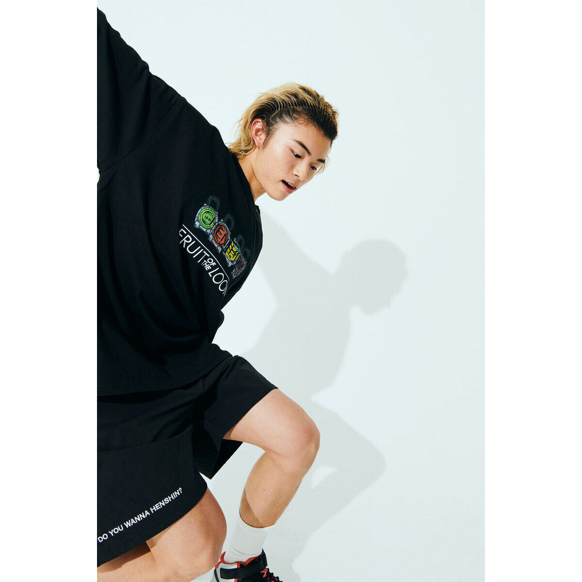Pre - order Kamen Rider Gaim Branded Fruit of the Loom Cotton T - Shirt for Fans
