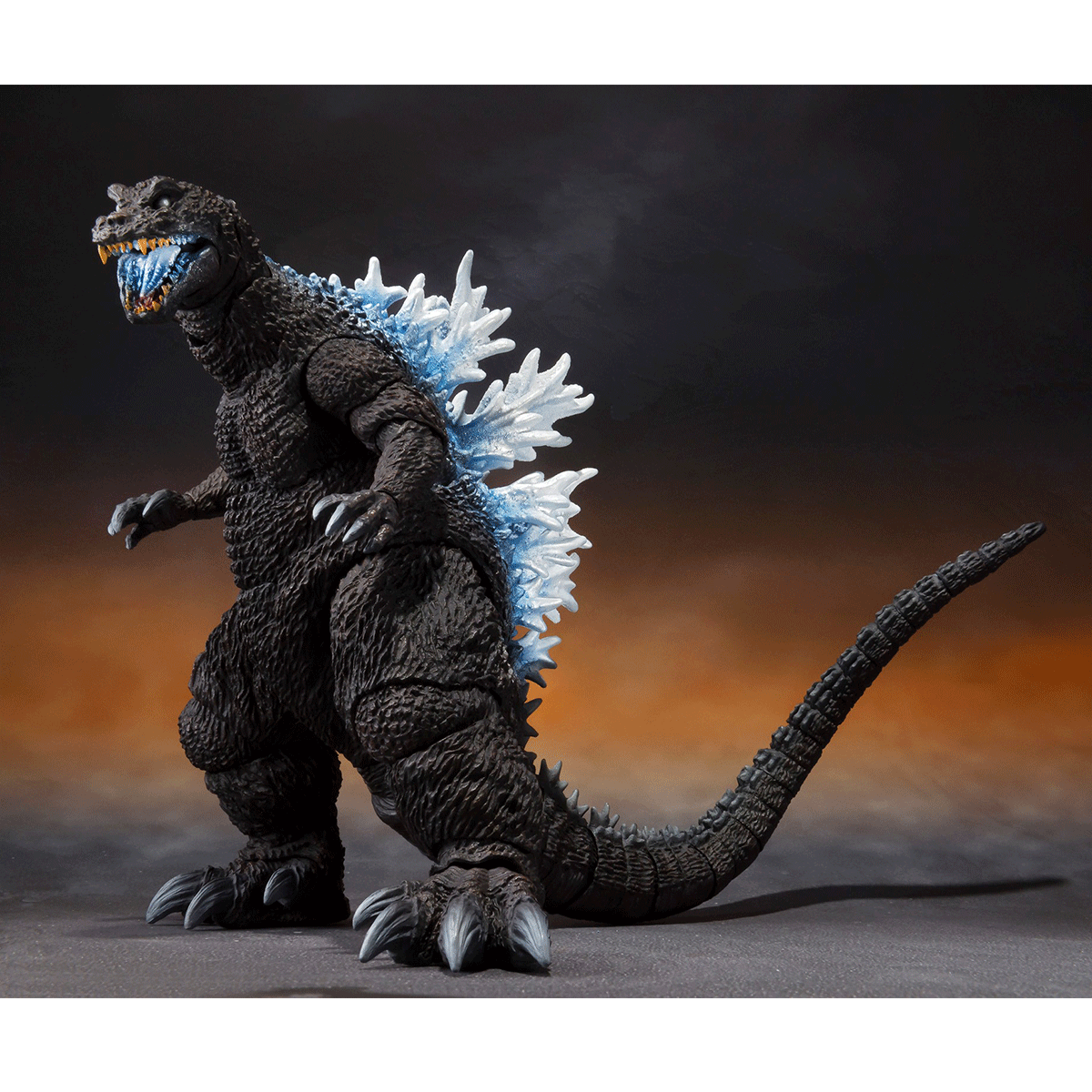 SH Monsterarts Collectible Godzilla Figurine - 2001 Heat Ray Version