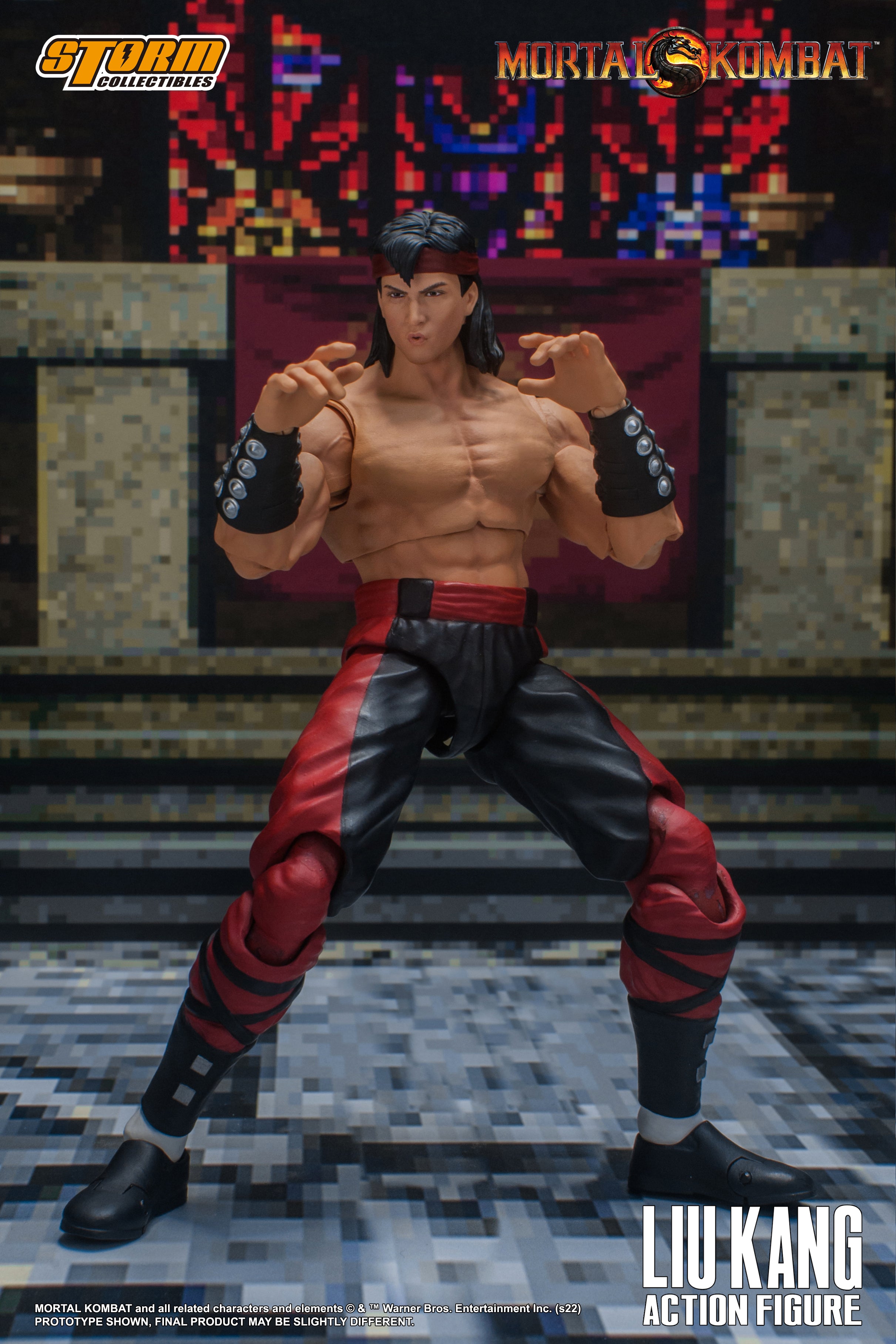 Storm Collectibles 1/12 Scale Liu Kang Action Figure from Mortal Kombat - A Highly Detailed Collectible Toy