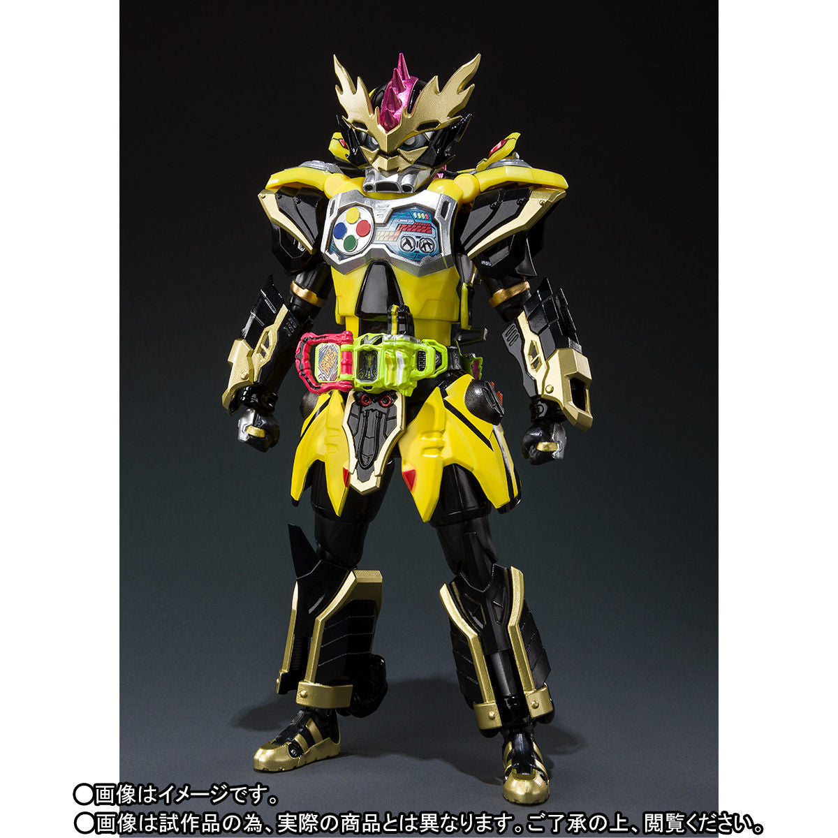 SH Figuarts Action Figure of Kamen Rider Lazer in Chambara Bike Gamer Level 3 Version