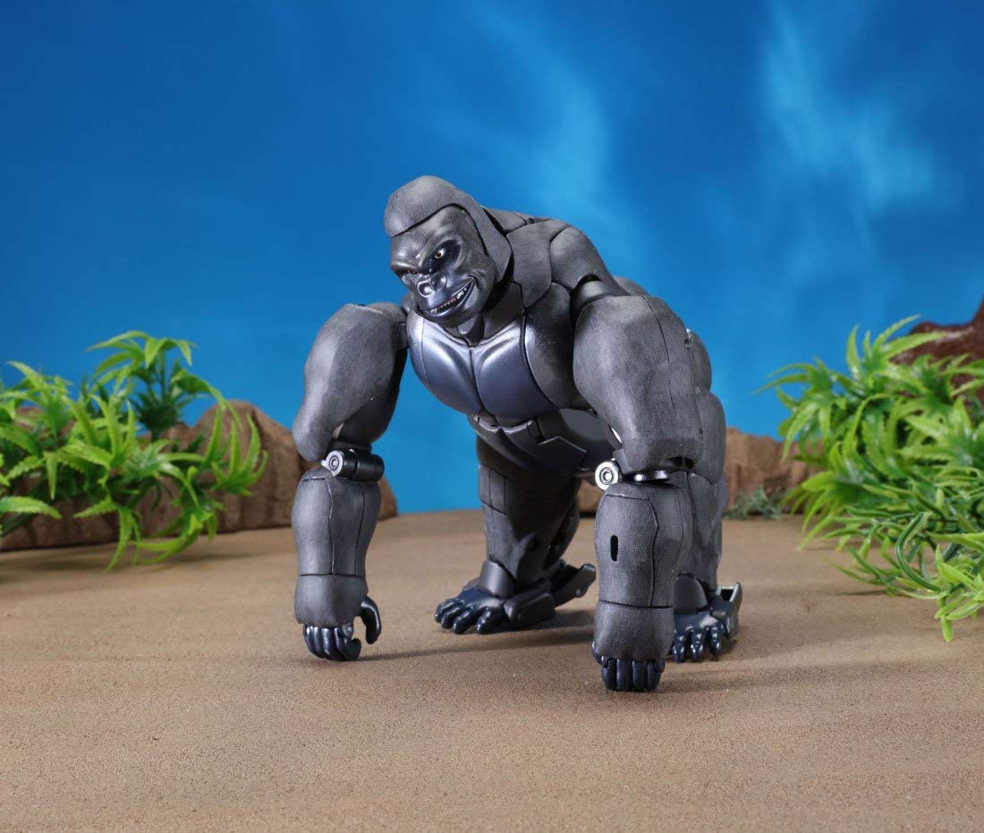 Re-released Beast Wars MP-32 Masterpiece Optimus Primal with Multiple Faces and Weapons